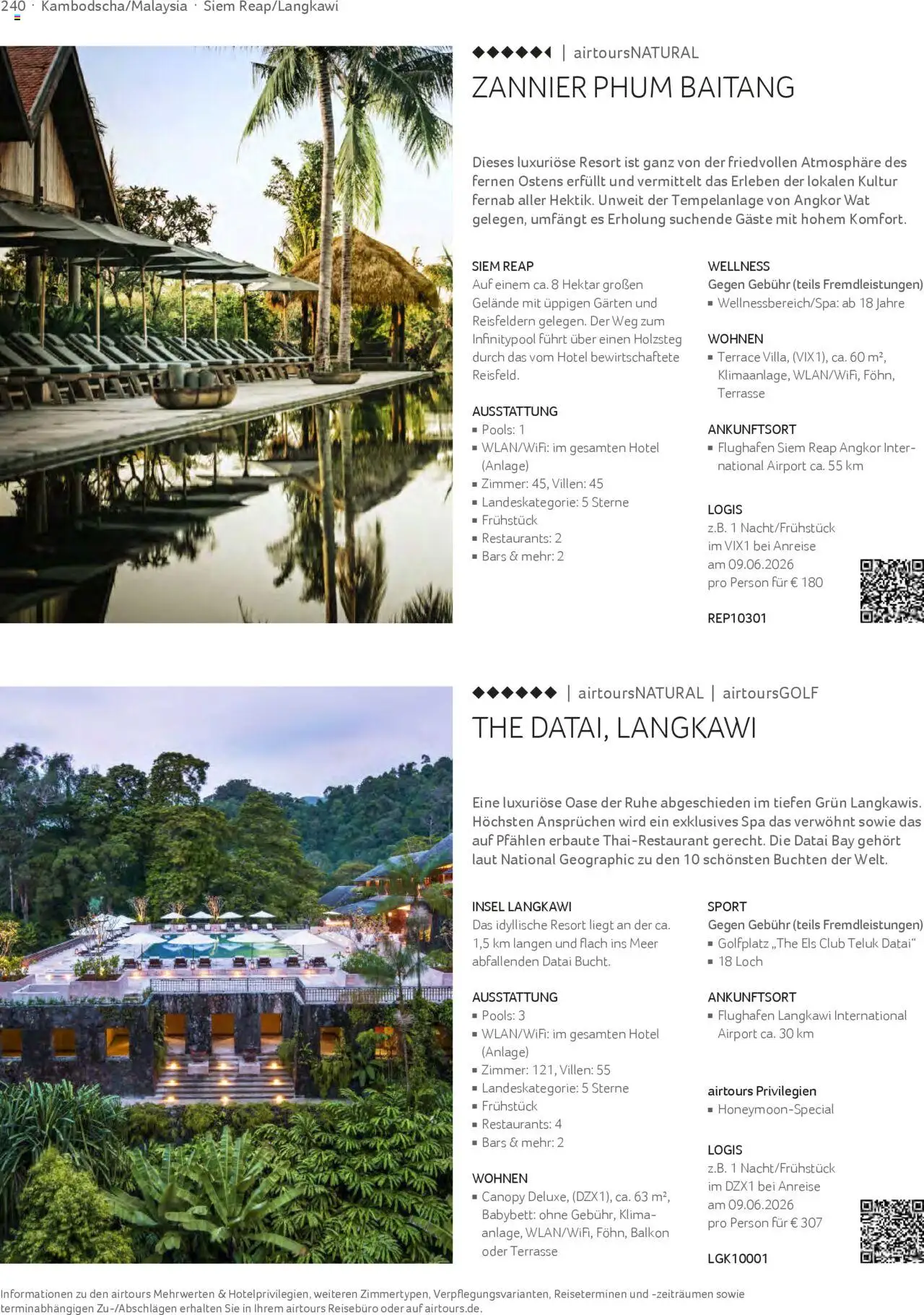 TUI airtours Katalog  Erstklassige Fernreisen 2025/26 – gültig ab 01.11.2025 | Seite: 240 | Produkte: Babybett