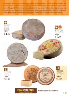 Anteprima del volantino Conad volantino Localismo Piemonte valido a partire dal 30/07/2026 | Pagina: 7 | Prodotti: Formaggio