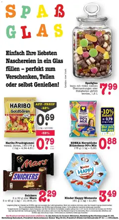 Edeka Prospekt Frankfurt Am Main ab 27.07.2026 gültig | Seite: 39 | Produkte: Haribo, Snickers, Mars, Süßigkeiten