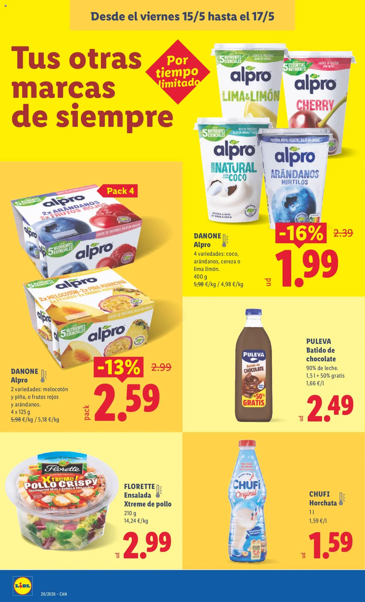 Lidl folleto │ válido desde el 11.05.2026 | Página: 42 | Productos: Chocolate, Τυρόπιτα, Piña, Ensalada