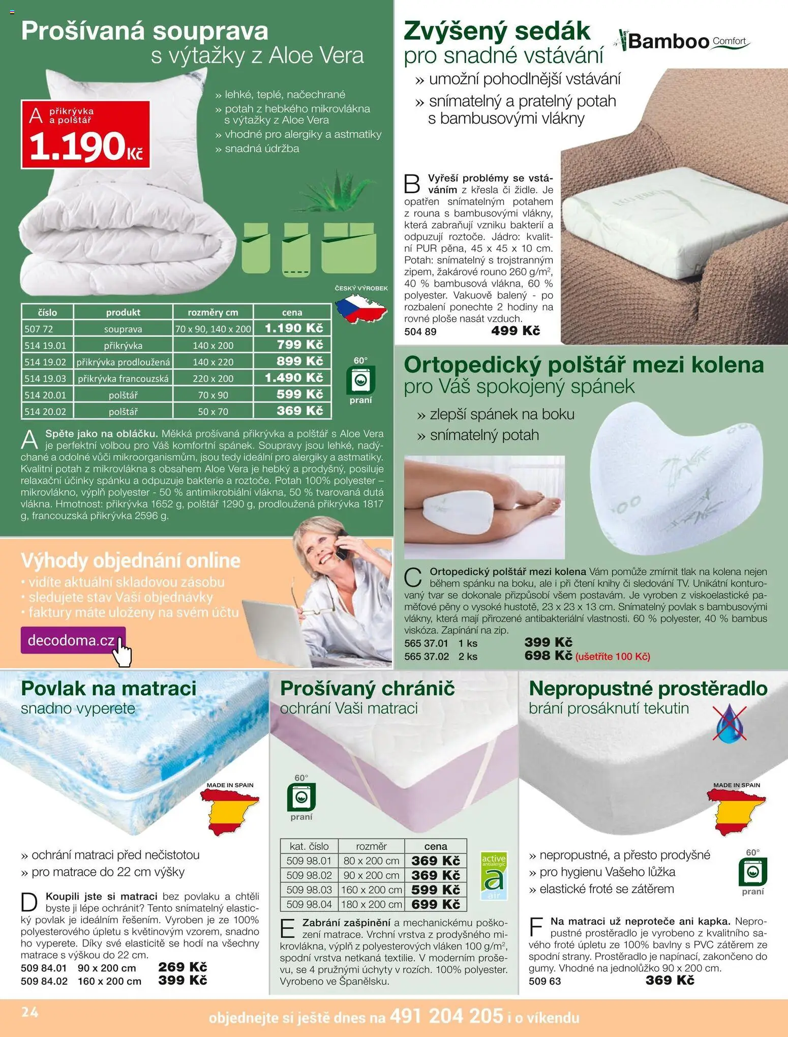 Decodoma katalog Podzim 2026 od 01.09.2026 | Strana: 24 | Produkty: Knihy, Hodiny, Polštář, Prostěradlo