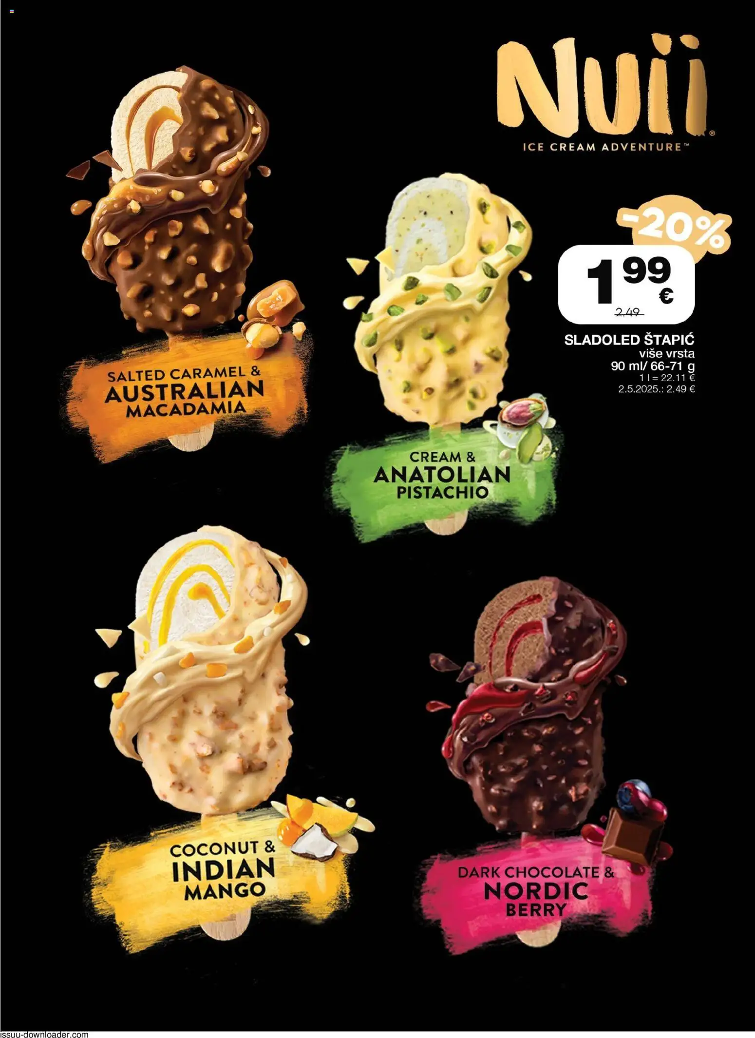 Stanić Diskont katalog | vrijedi od 11.06.2026 | Stranica: 11 | Proizvodi: Sladoled, Mango