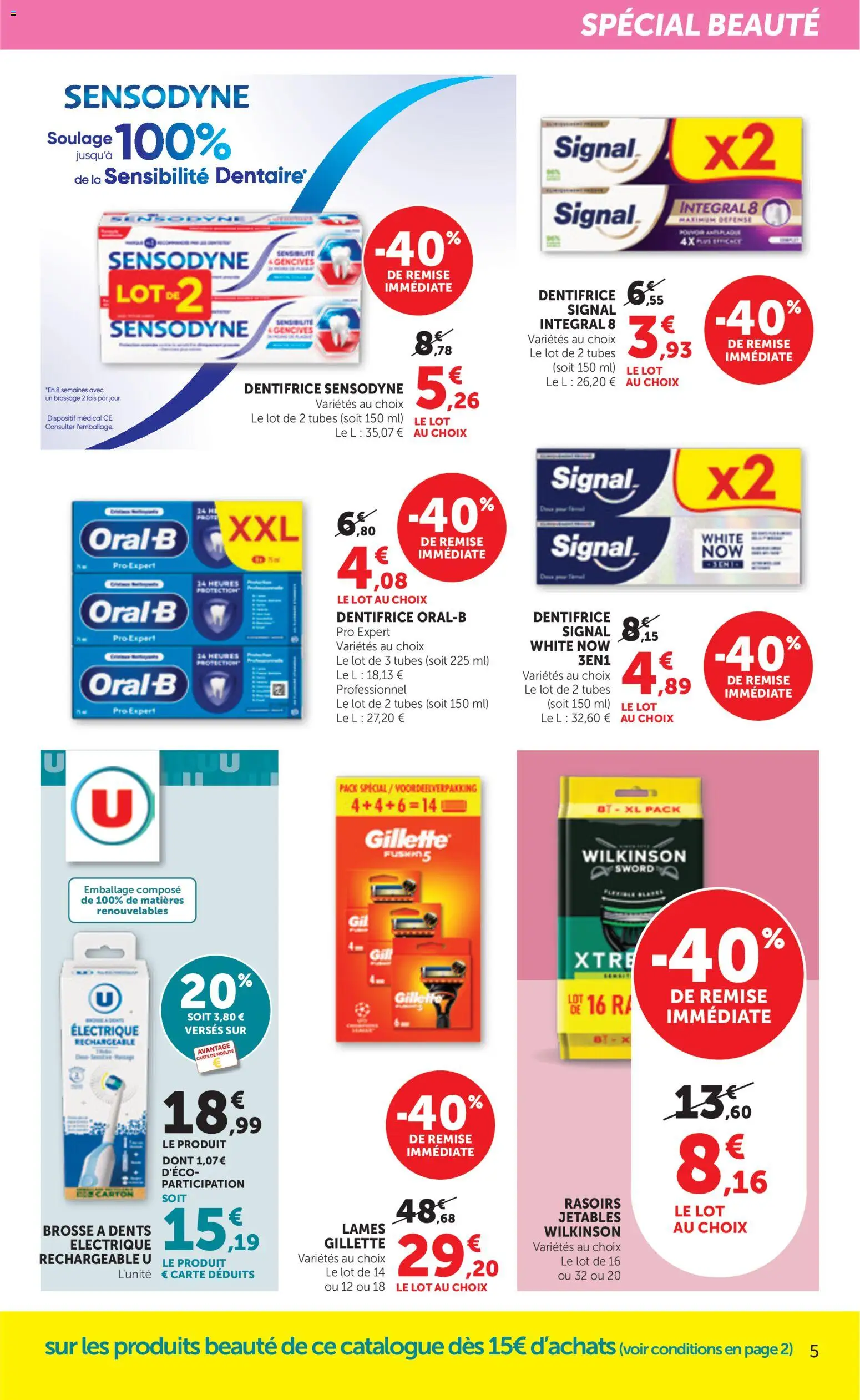{H1} | Page: 5 | Produits: Produits beauté, Brosse, Brosse à dents, Dentifrice Sensodyne