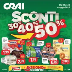 Anteprima del volantino CRAI volantino Torino valido a partire dal 14.05.2026