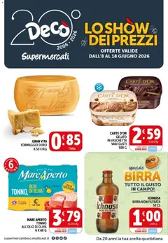 Anteprima del volantino Decò volantino Supermercati Campania valido a partire dal 08.06.2026