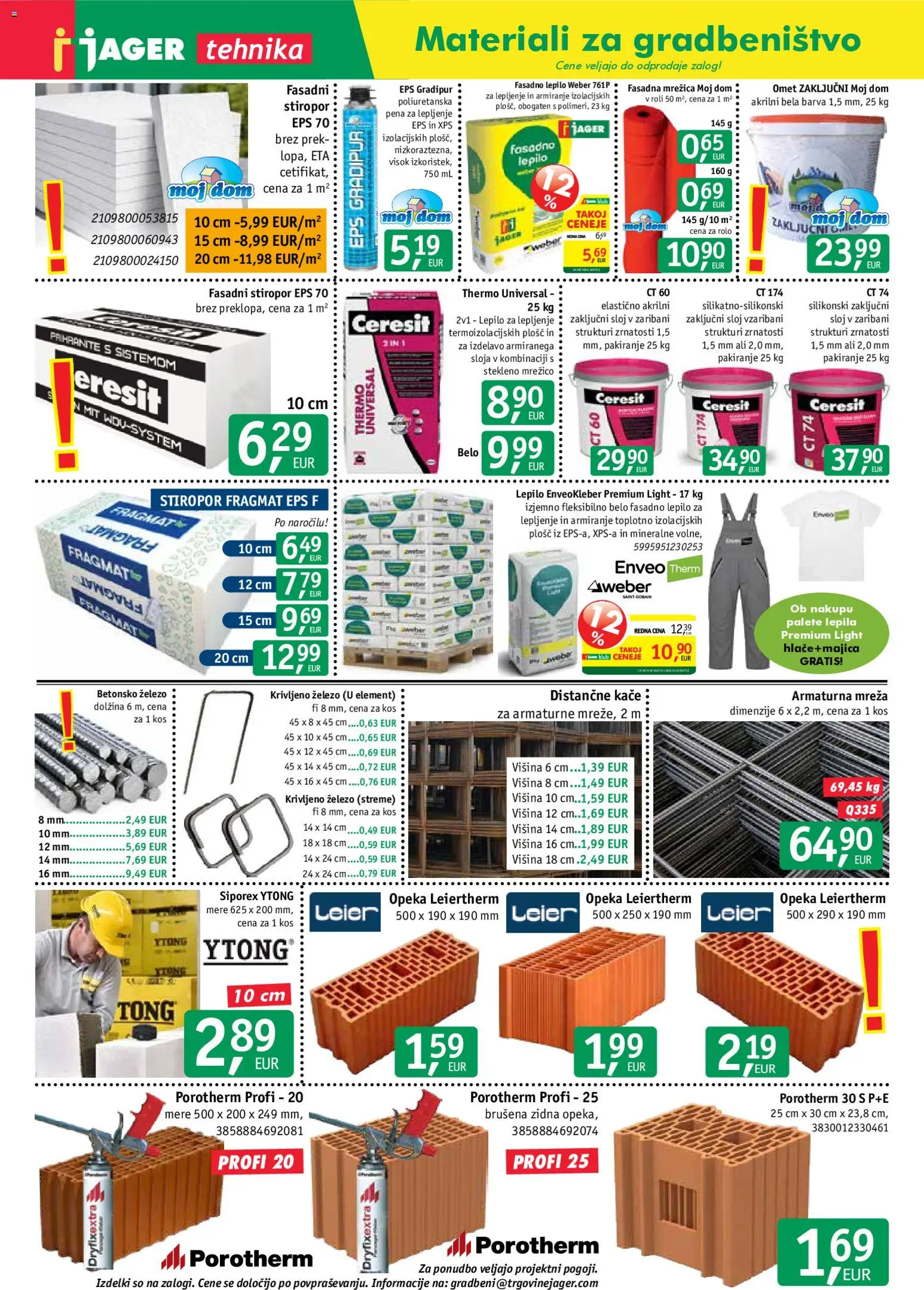 Novi Jager katalog ponudbe – veljaven od 19.08.2026 | Stran: 8 | Izdelki: Rolo, Kos, Lepilo, Barva