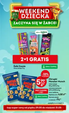 Pogląd oferty "Żabka gazetka - Weekendowe promocje" - ważna od 29.05.2026