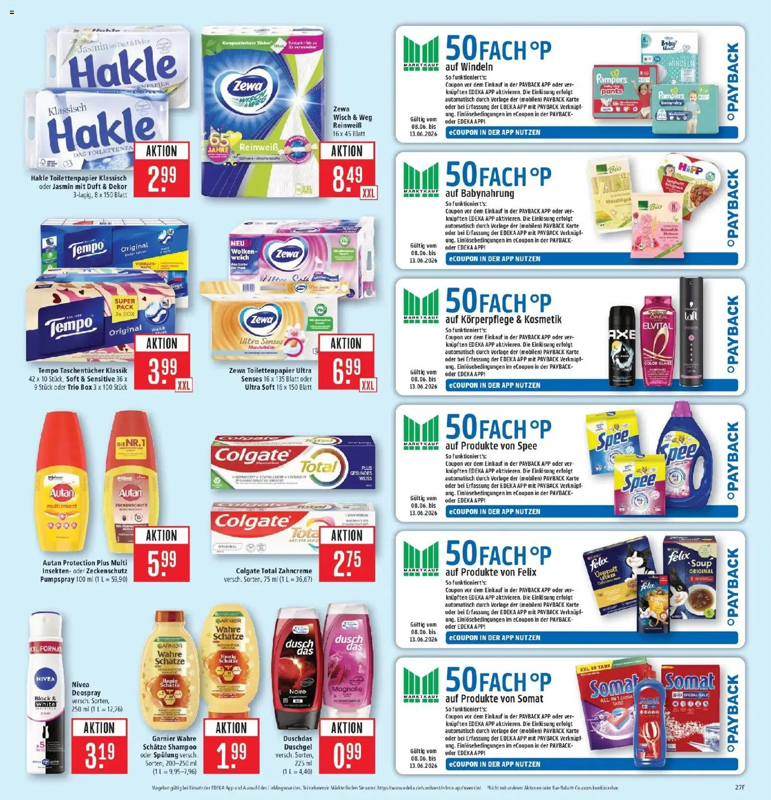 Marktkauf Prospekt Kirchheim – gültig ab 08.06.2026 | Seite: 35 | Produkte: Box, Pampers, Shampoo, Tempo