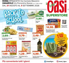 Anteprima del volantino Oasi volantino Superstore Roma valido a partire dal 21/08/2026