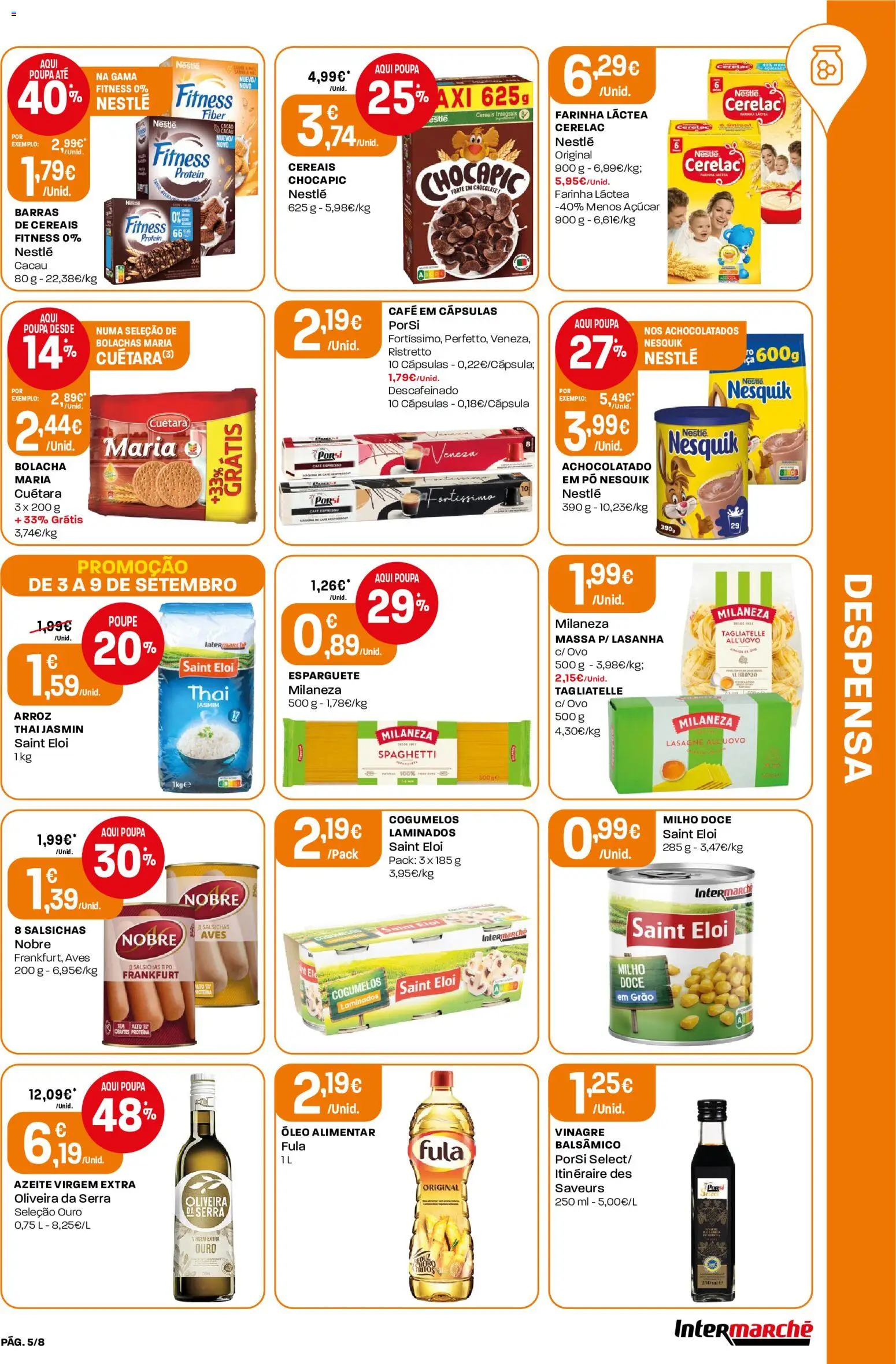 Intermarché Folheto Mini │ válido de 03/09/2026 | Página: 5 | Produtos: Azeite, Cápsulas, Óleo, Cogumelos