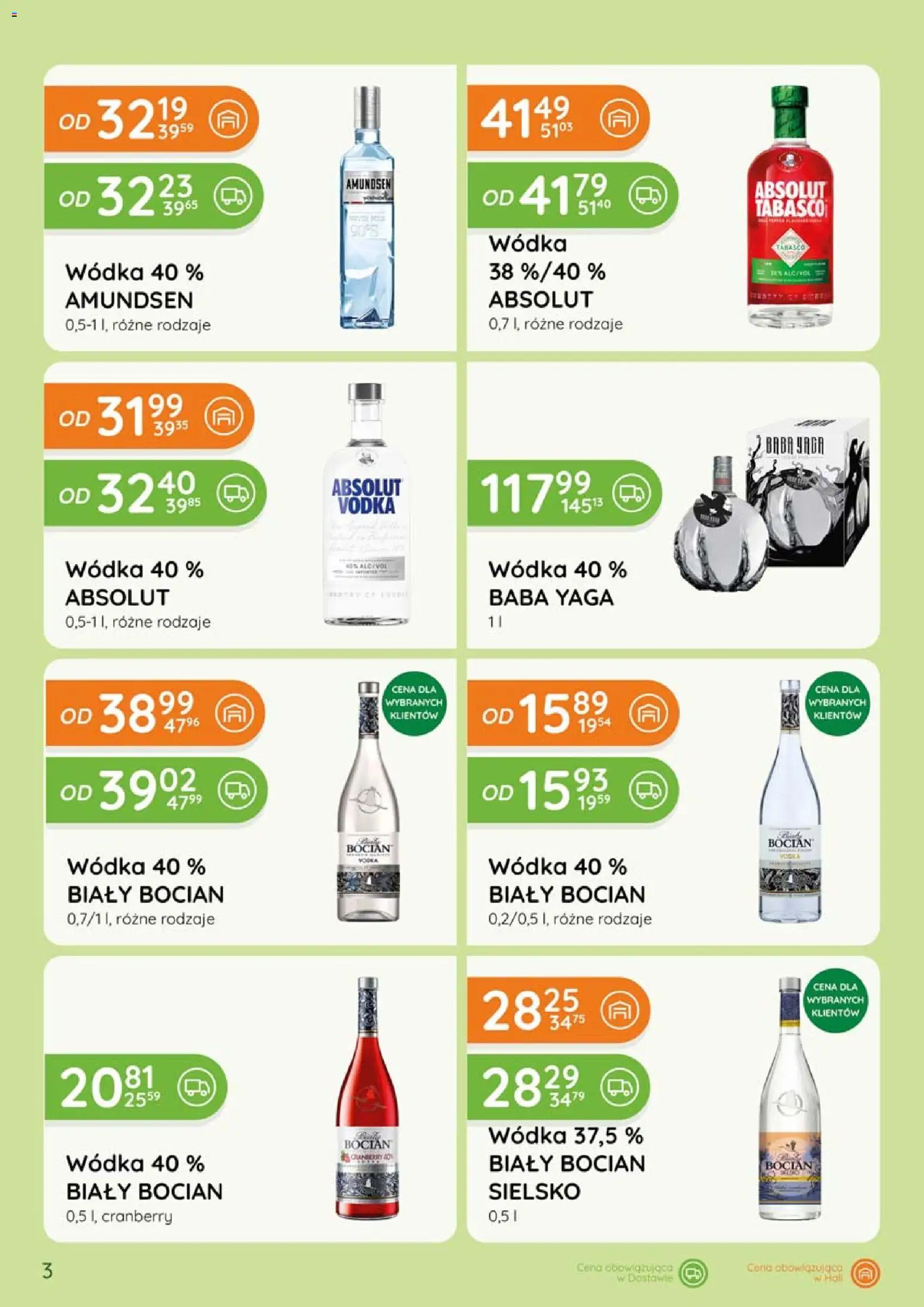 Eurocash gazetka - Katalog Alkoholowy od 01.06.2026 | Strona: 3 | Produkty: Tabasco, Vodka, Wódka
