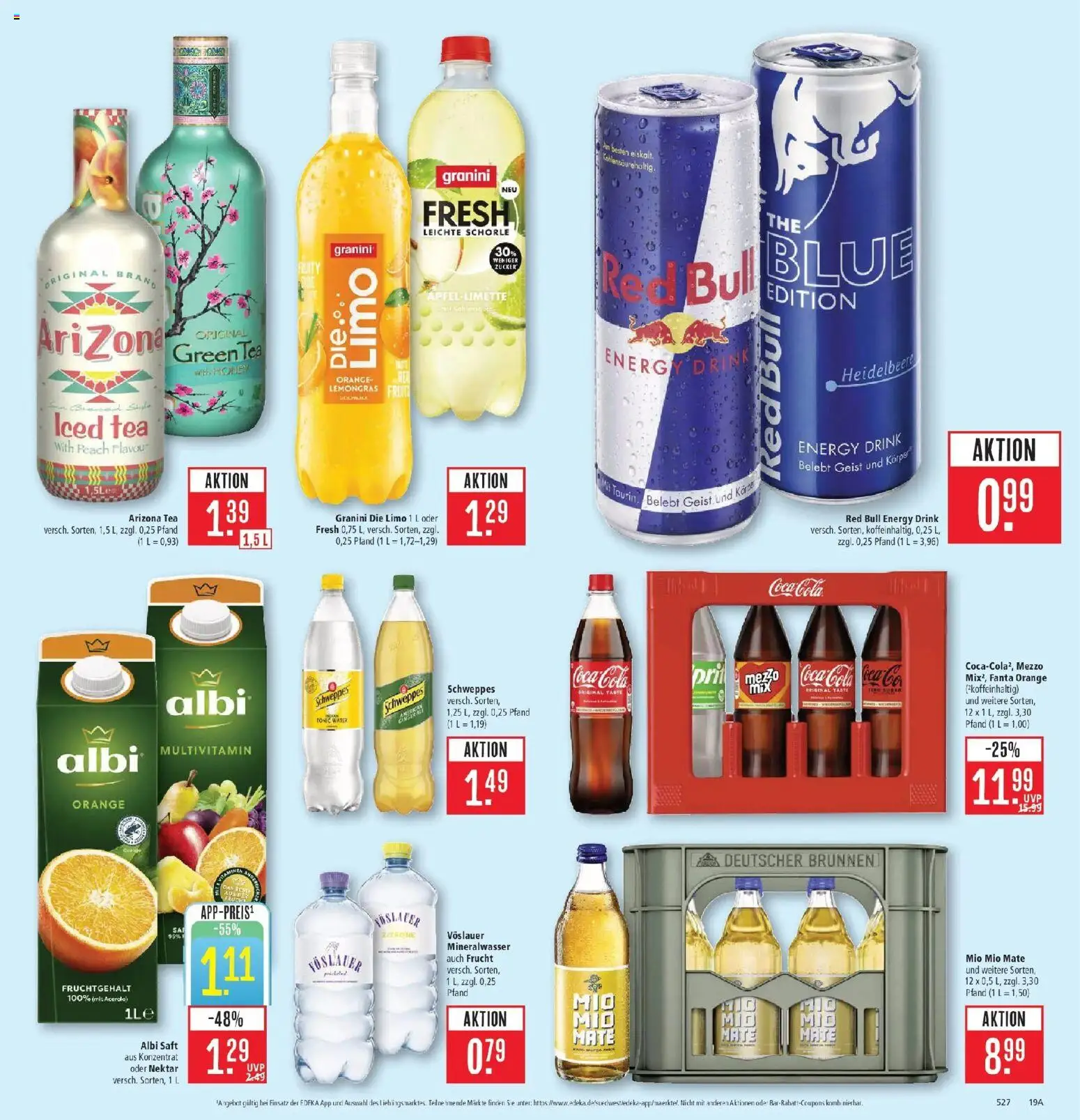 Marktkauf Prospekt Aschaffenburg (ab 10.08.2026) » Angebote online | Seite: 23 | Produkte: Red bull, Coca cola, Mio mio mate, Zitrone