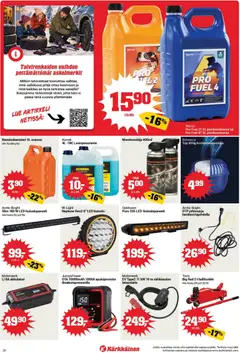 Kärkkäinen-mainoslehti voimassa 13/10/2026 alkaen | Sivu: 26 | Tuotteet: Lasinpesuneste