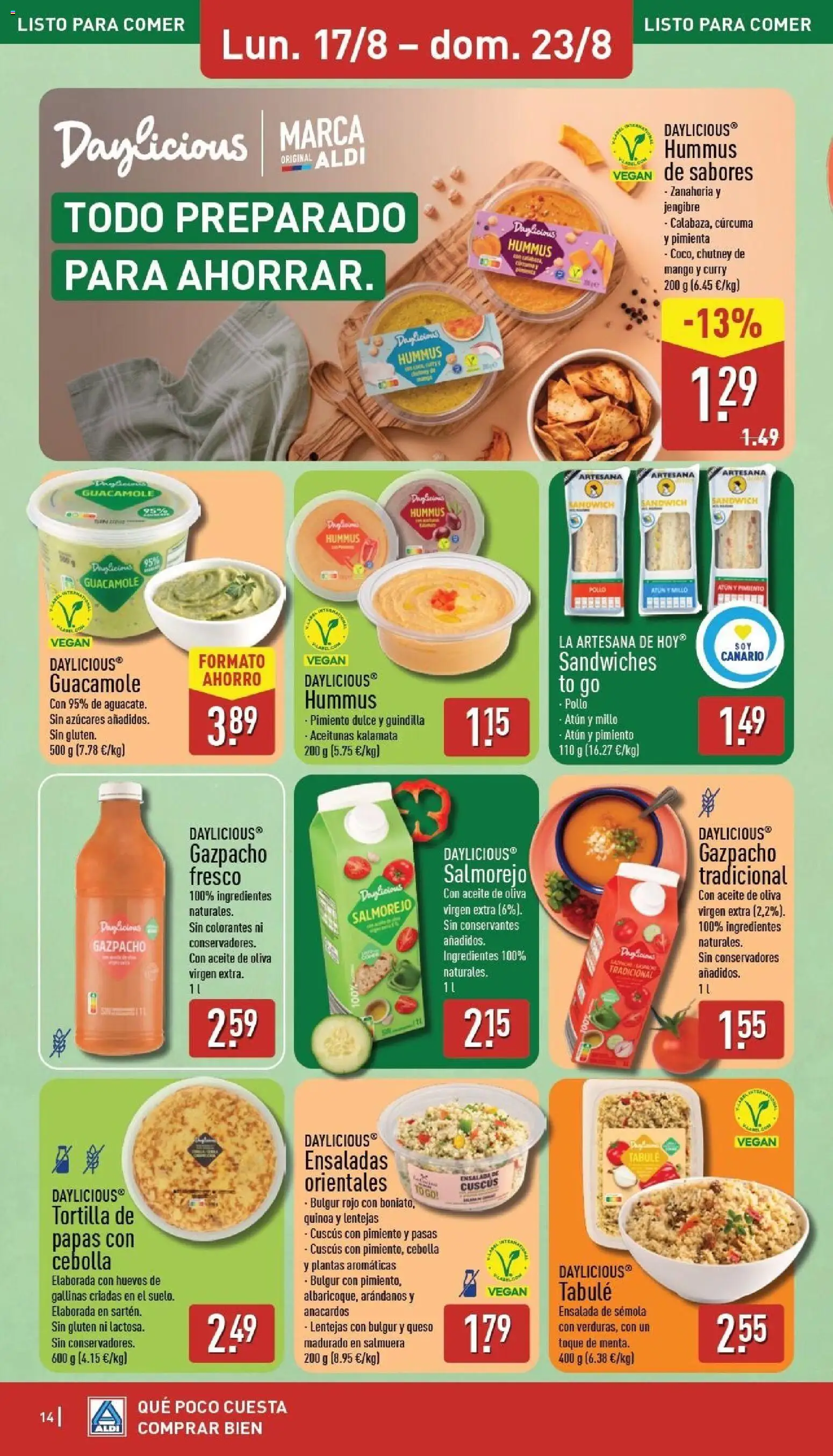 Aldi folleto Canarias │ válido desde el 17/08/2026 | Página: 14