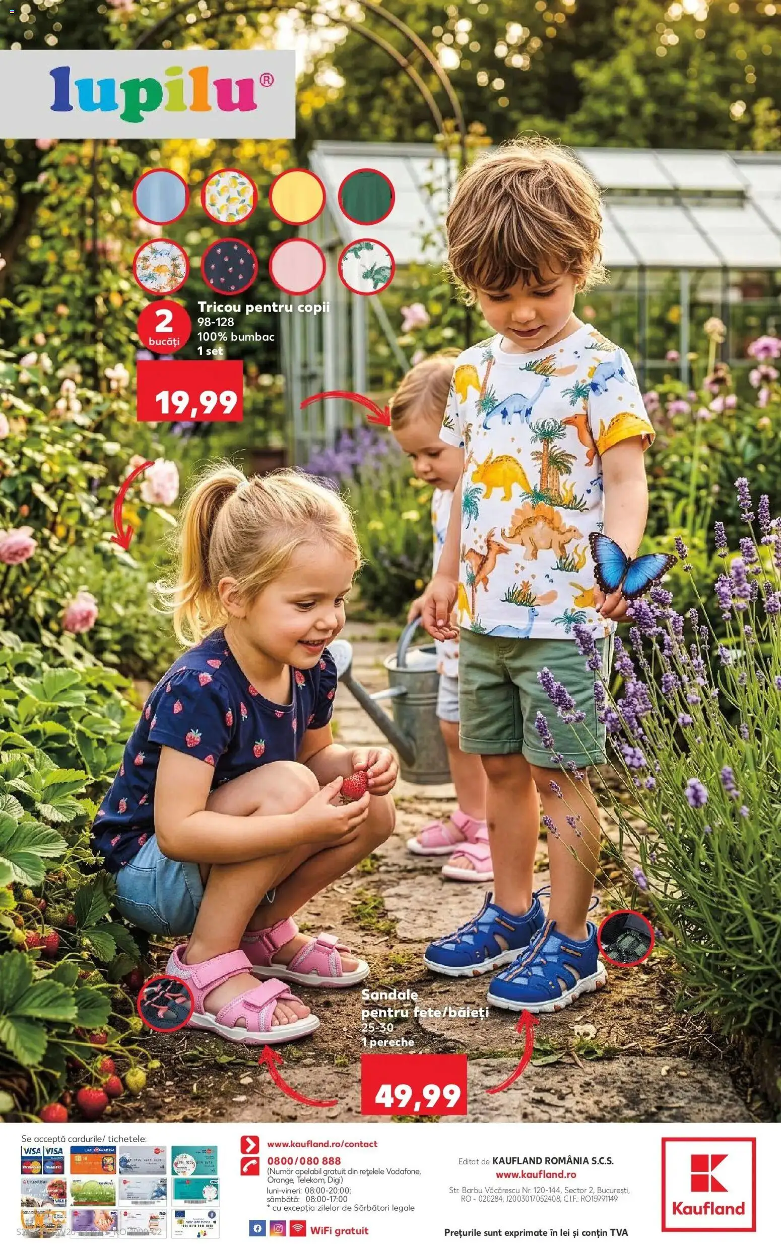 Noul catalog Kaufland – valabil de la 13.05.2026 | Pagină: 26 | Produse: Tricou, Sandale