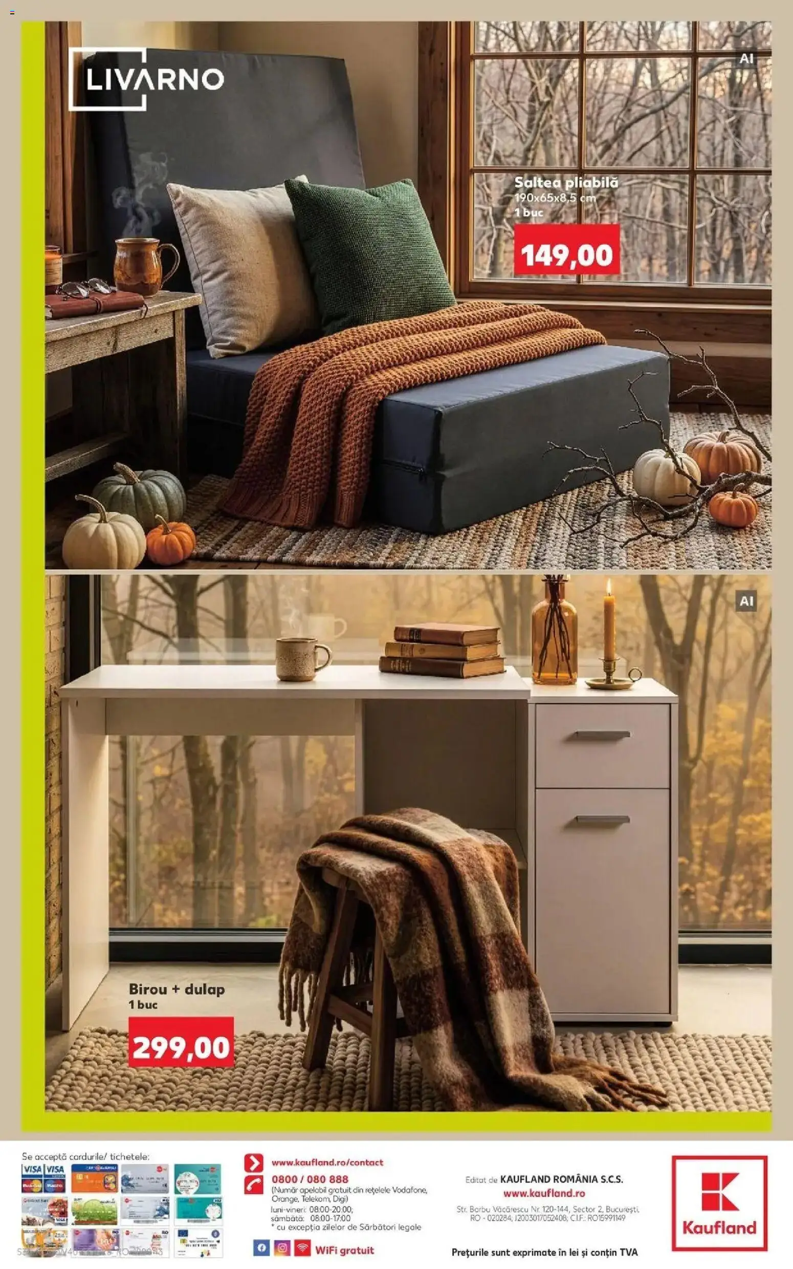 Kaufland Sovata 30.09.2026 - Revista si Oferta | Pagină: 36 | Produse: Birou, Saltea