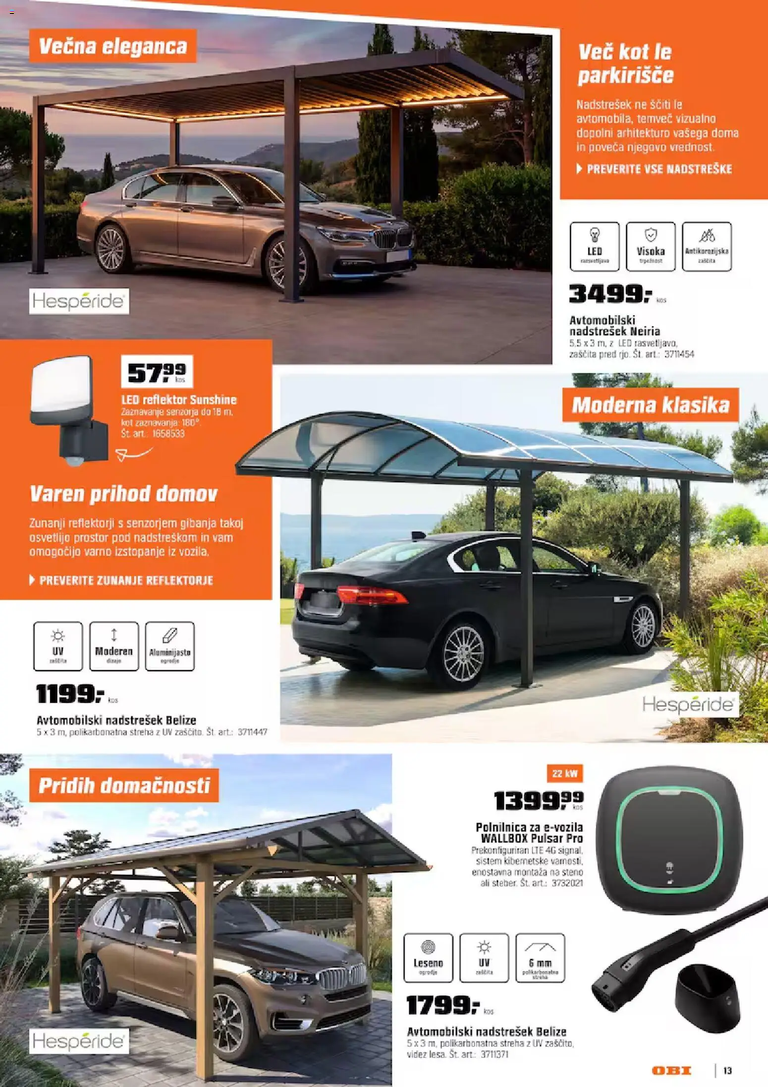 Novi OBI katalog ponudbe – veljaven od 01.04.2026 | Stran: 13 | Izdelki: Led reflektor