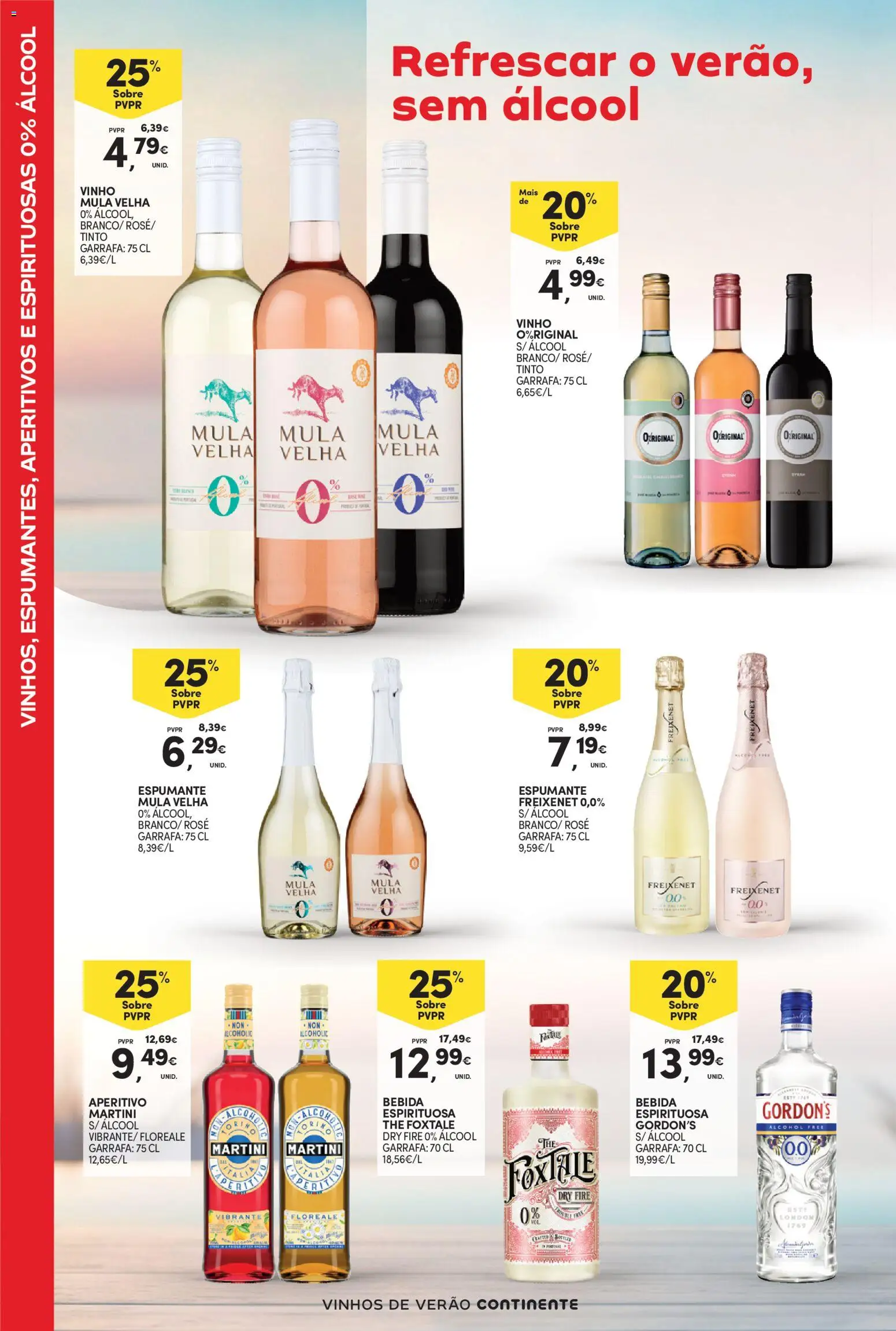 Continente - Vinhos de Verão │ válido de 21/07/2026 | Página: 18 | Produtos: Espumante, Vinho, Bebida