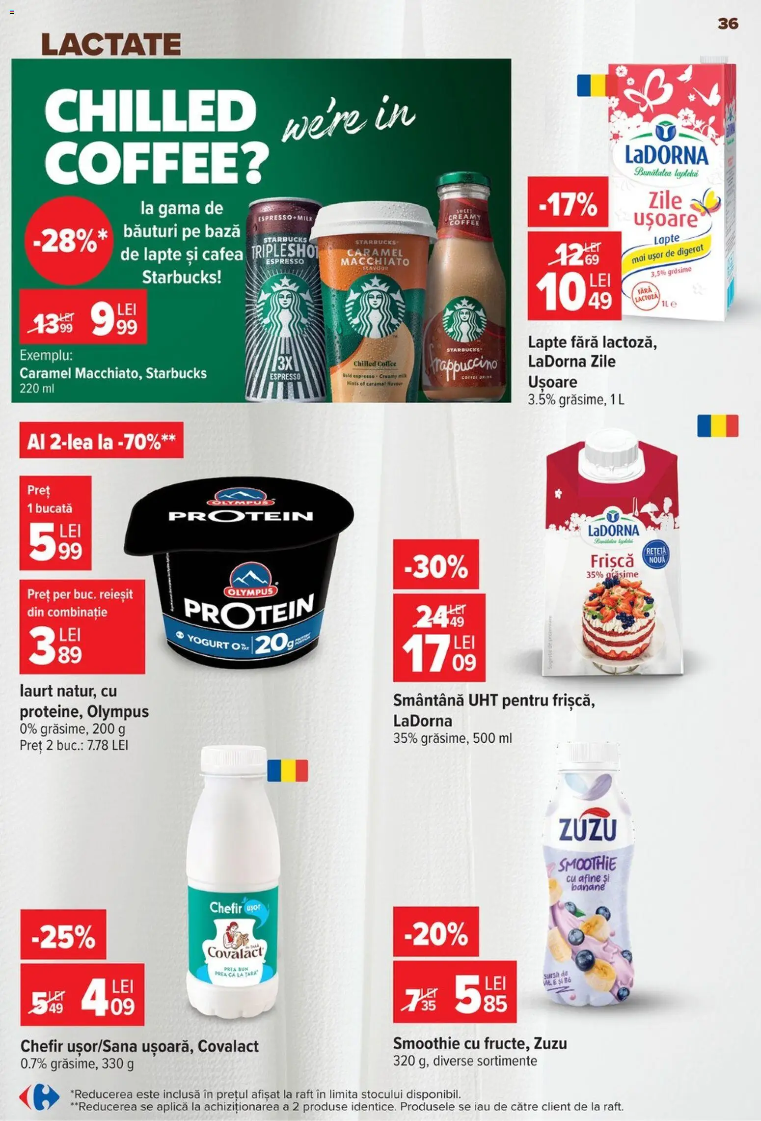Noul catalog Carrefour – valabil de la 12.08.2026 | Pagină: 37 | Produse: Zuzu, Raft, Cafea, Banane