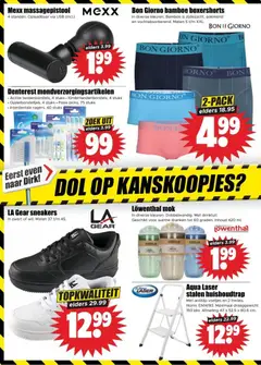 Dirk folder / publicité - Voorbeeld van een folder van Dirk, geldig van 02/09/2026 | Pagina: 25 | Producten: Sneakers, Boxershorts, Dranken, Mok