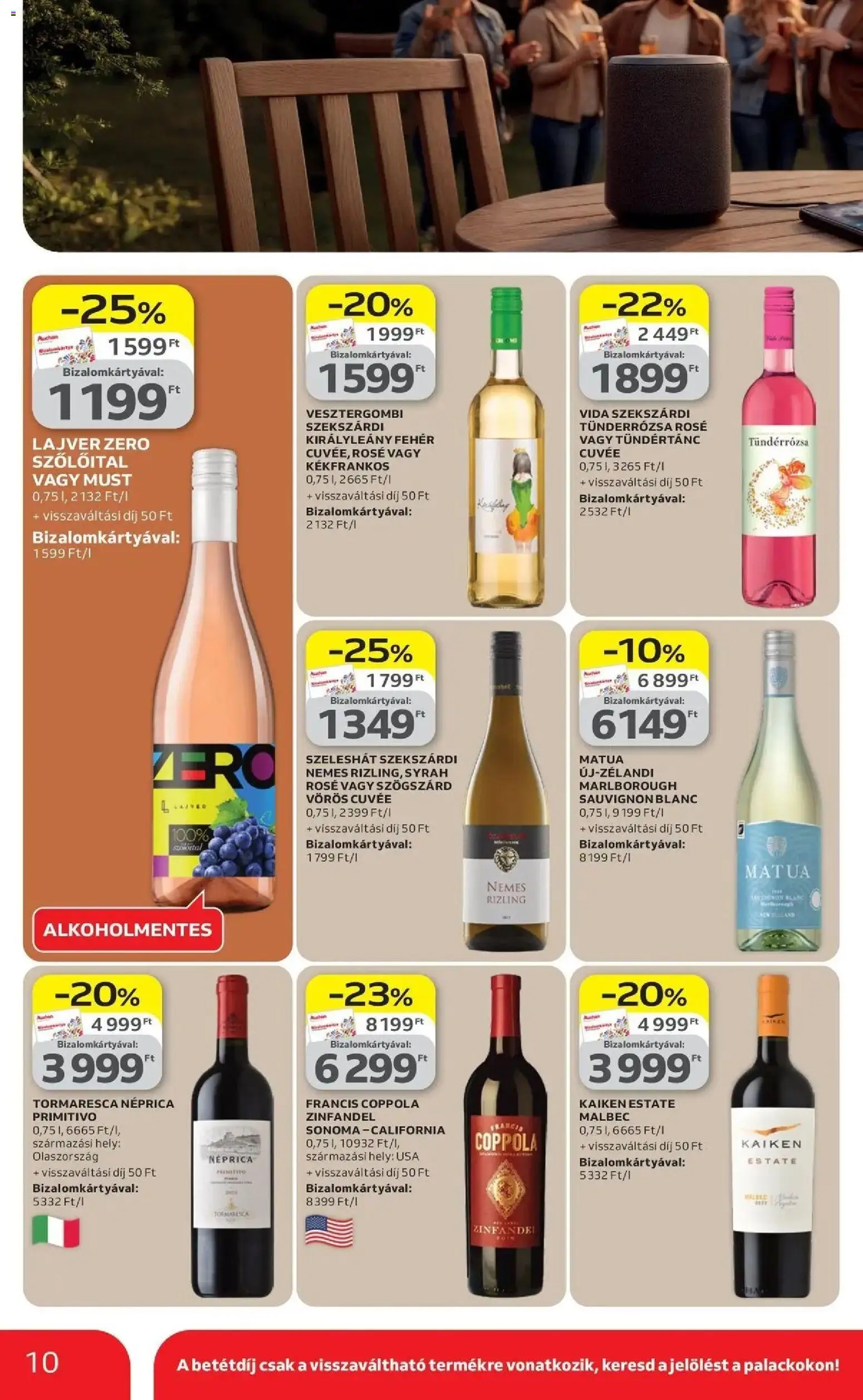 Auchan akciós ujság - amely érvényes a következő dátumtól: 09.04.2026 | Oldal: 10