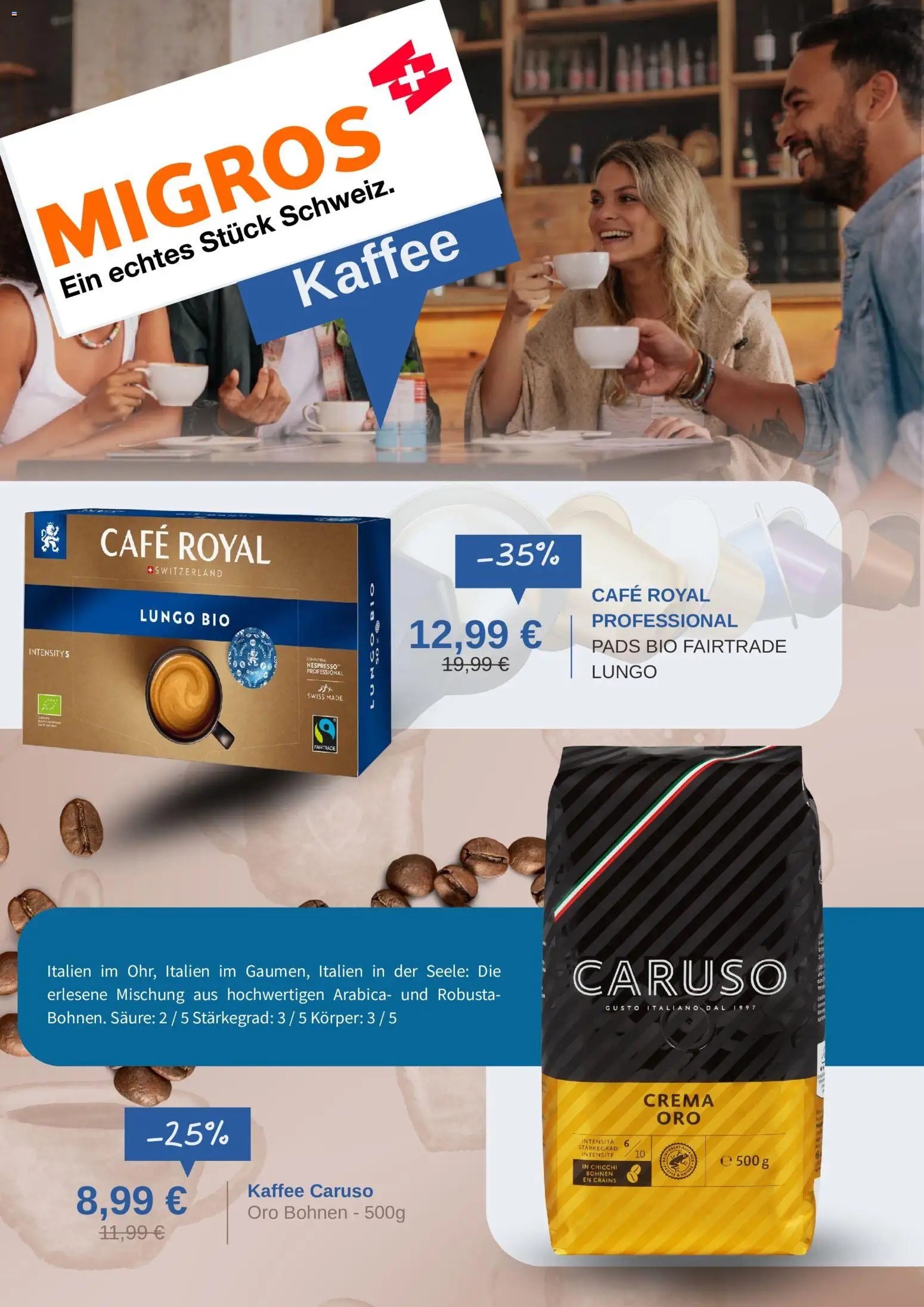 Migros Prospekt – gültig ab 22.09.2026 | Seite: 2 | Produkte: Kaffee
