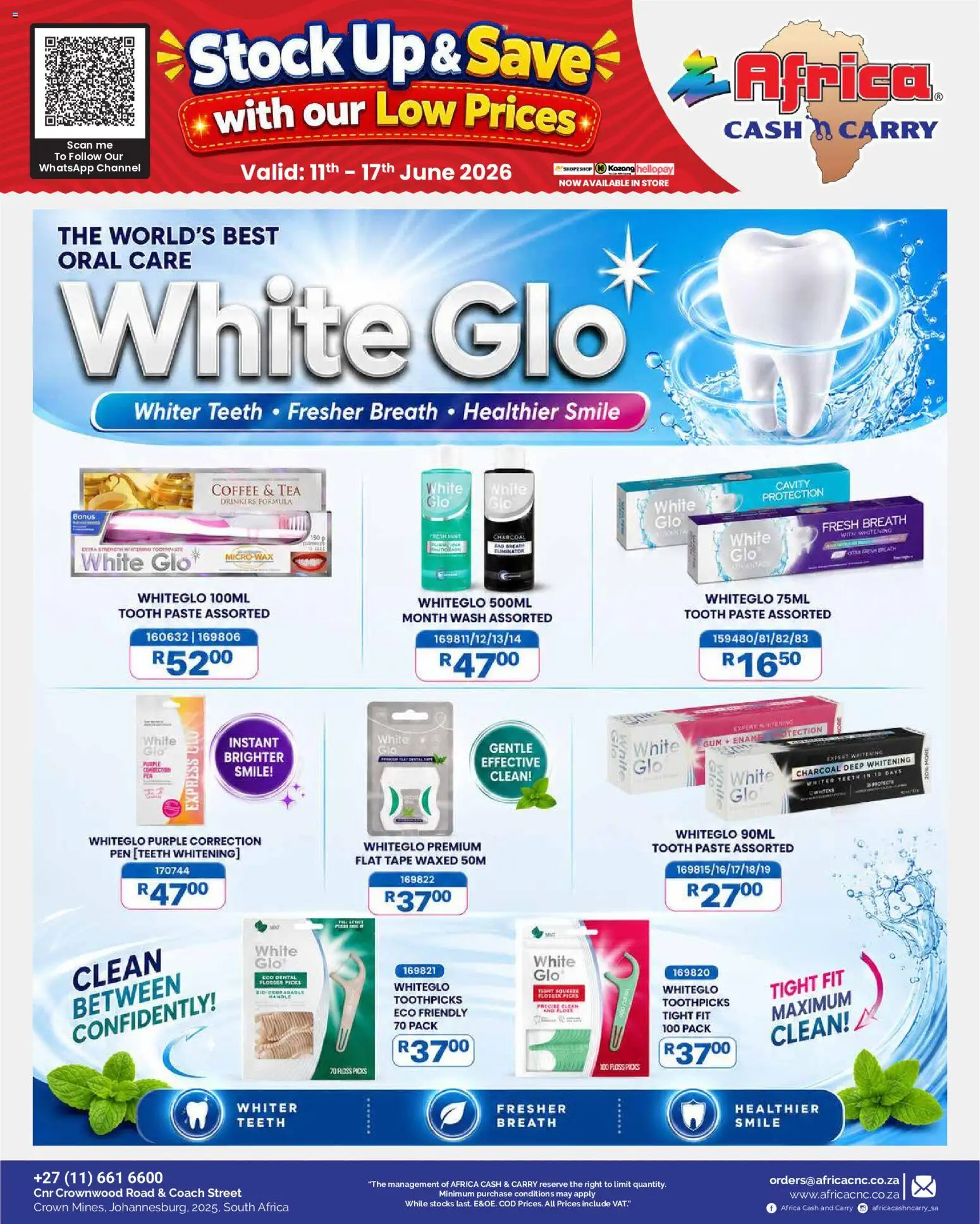 New Africa Cash & Carry catalogue – valid from 11.06.2026 | Page: 17 | Products: Coffee, Pen, Stock, Tape