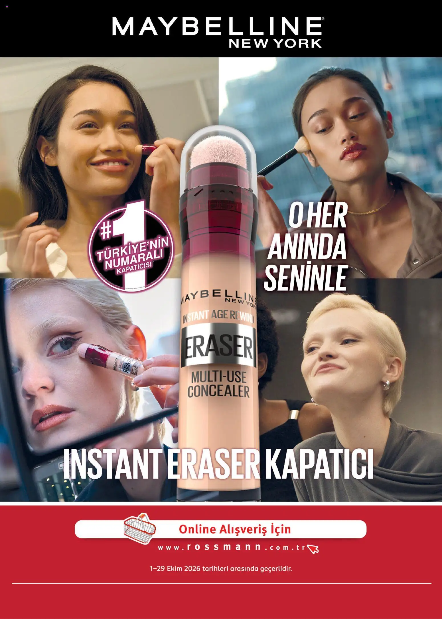 Rossmann İndirim - 01 Ekim 2026 tarihinden itibaren geçerlidir | Sayfa: 24 | Ürünler: Kapatıcı