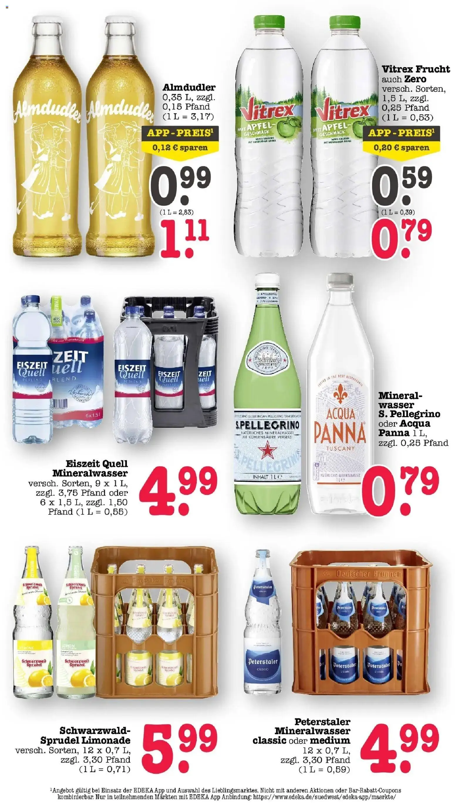 Edeka prospekt Bühlertal	 – gültig ab 04.05.2026 | Seite: 49 | Produkte: Äpfel, Limonade, Mineralwasser, Wasser