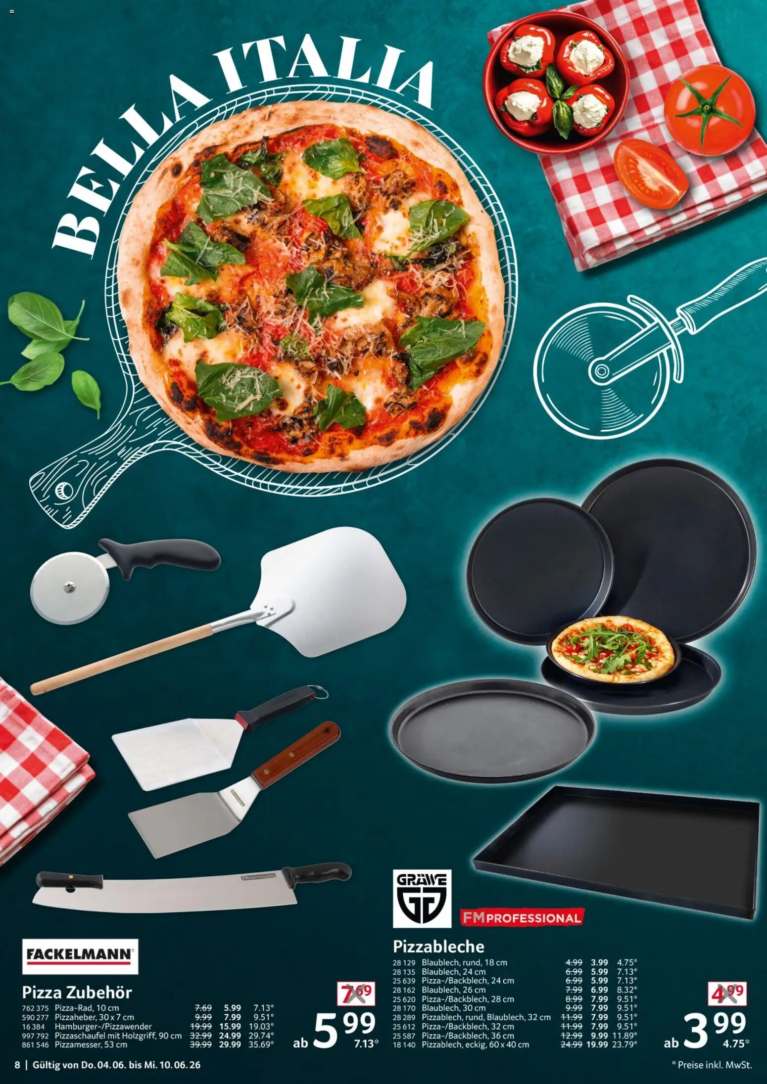 Selgros Non Food – gültig ab 04.06.2026 | Seite: 8 | Produkte: Pizza