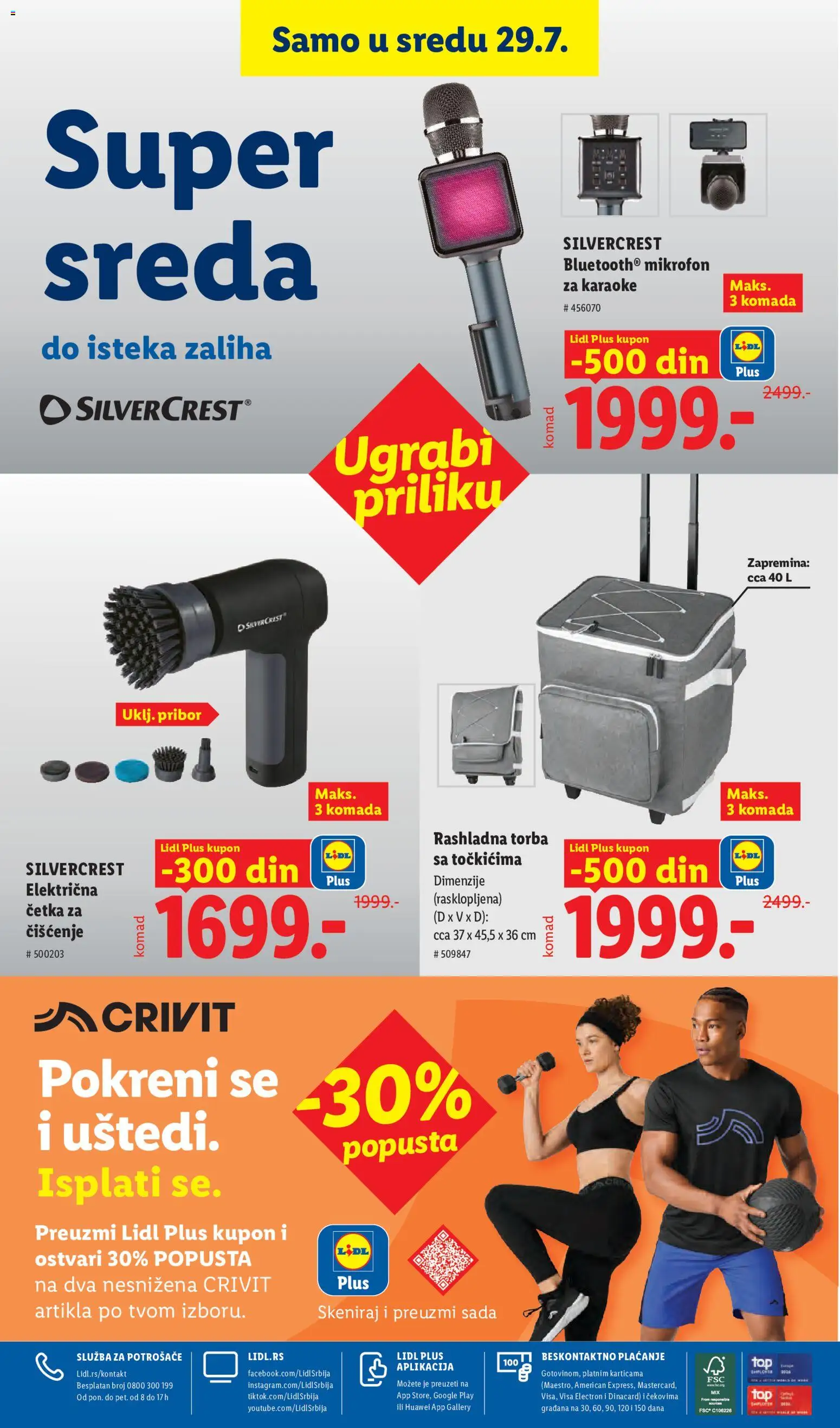 Lidl katalog - važi od 23.07.2026 | Strana: 118 | Proizvode: Silvercrest, Četka, Mikrofon, Torba