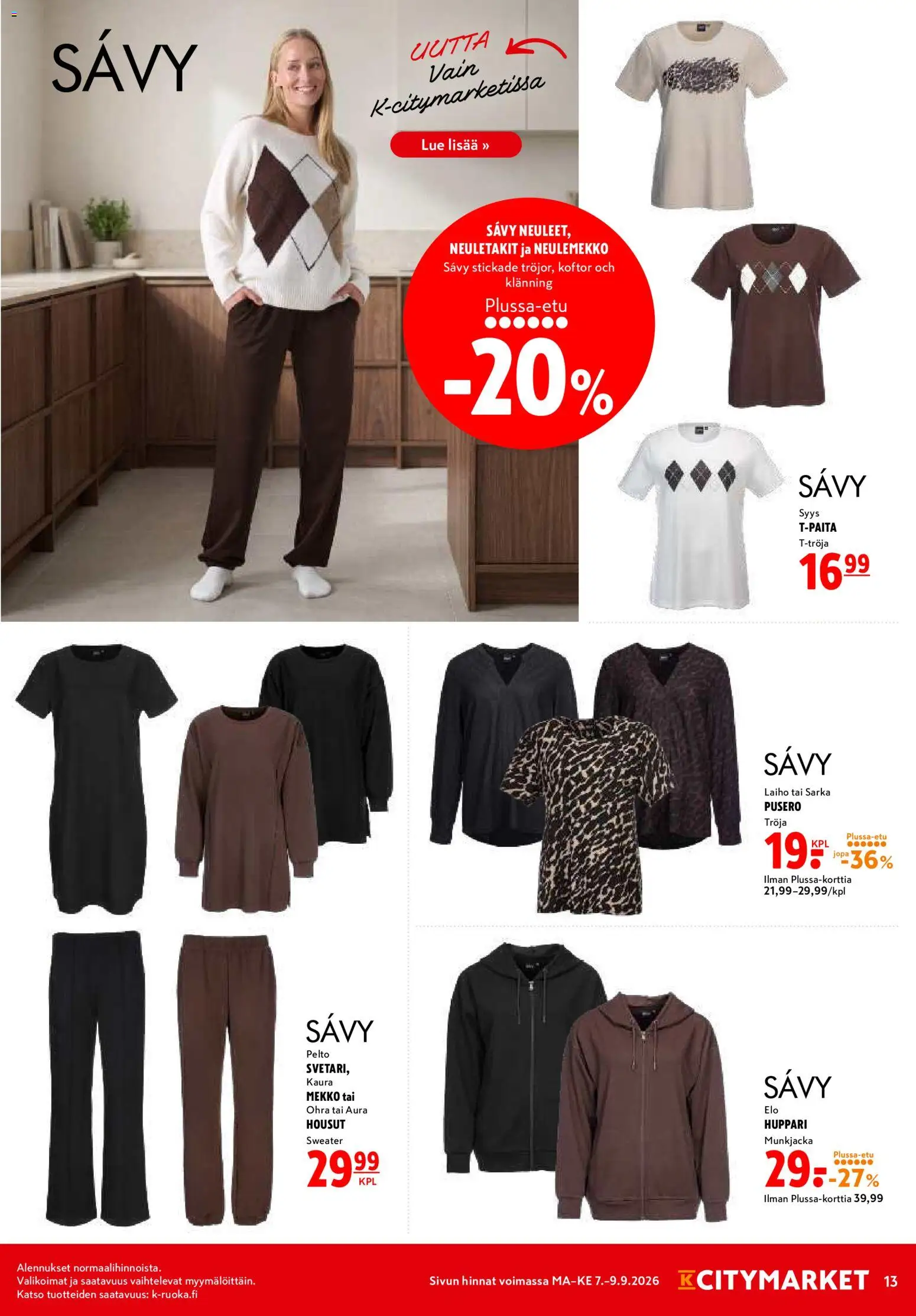 K-Citymarket tarjoukset – voimassa 07/09/2026 alkaen | Sivu: 13