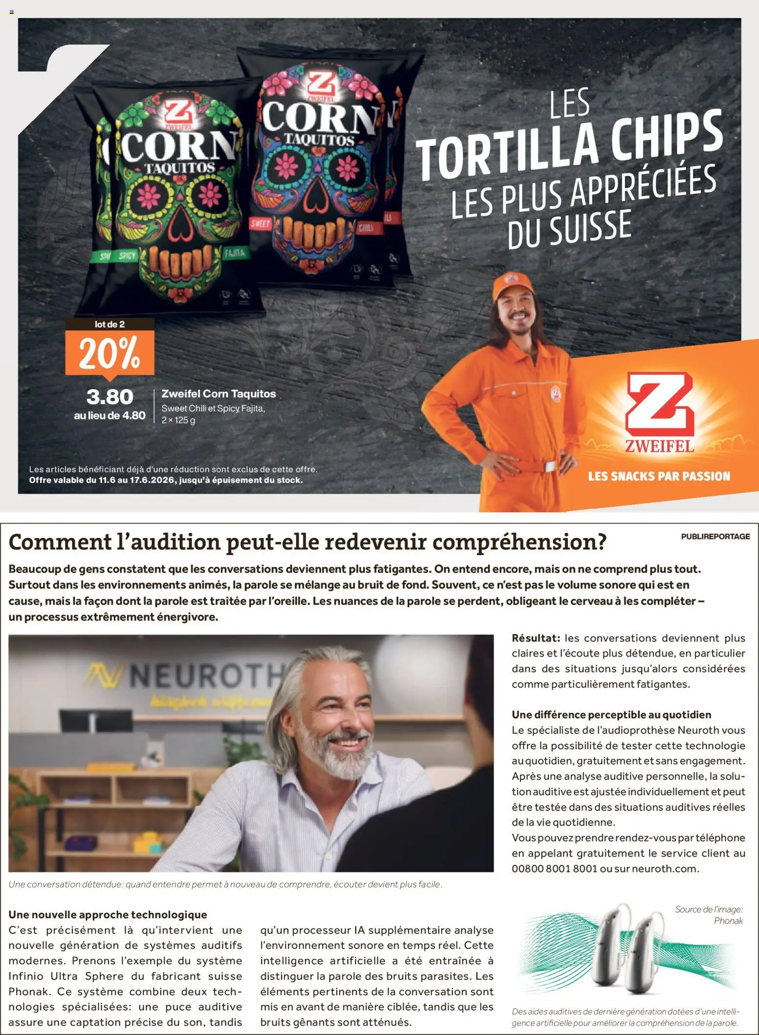 Migros aktionen Magazine FR – gültig ab 10.06.2026 | Seite: 46 | Produkte: Chili, Chips