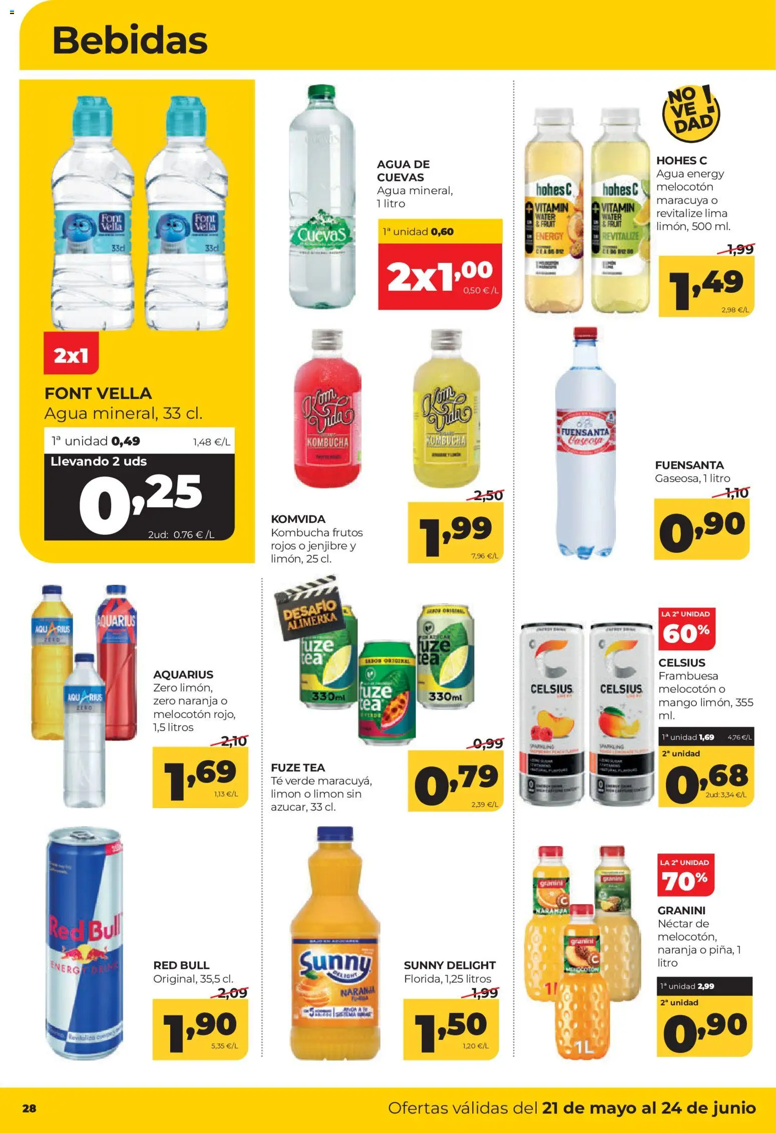 Alimerka folleto Asturias │ válido desde el 21.05.2026 | Página: 30 | Productos: Lima, Té, Ρούτερ, Néctar