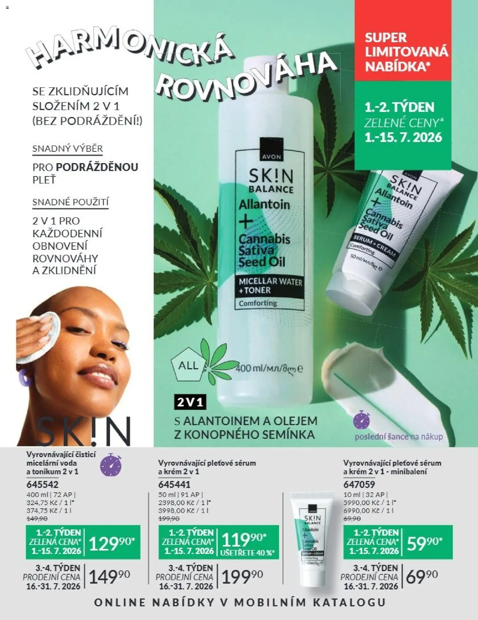 Avon Katalog 07/2026 od 01.07.2026 | Strana: 189 | Produkty: Voda, Sérum, Krém, Semínka