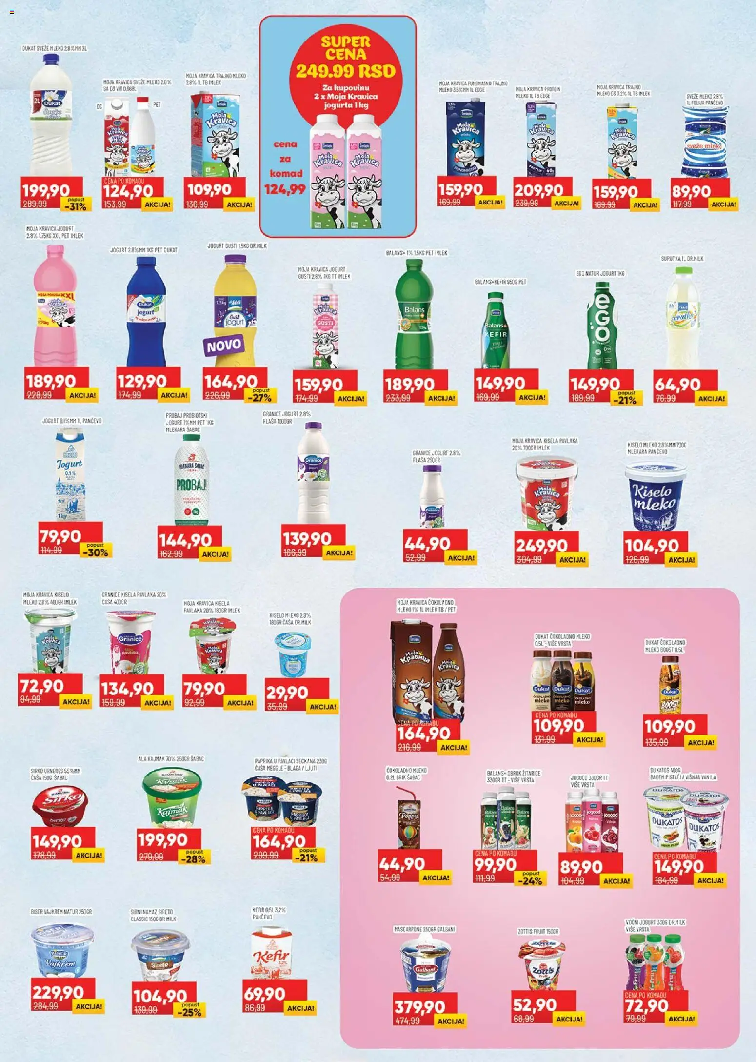 Medius katalog - važi od 16.06.2026 | Strana: 6 | Proizvode: Protein, Kisela pavlaka, Moja kravica, Voćni jogurt