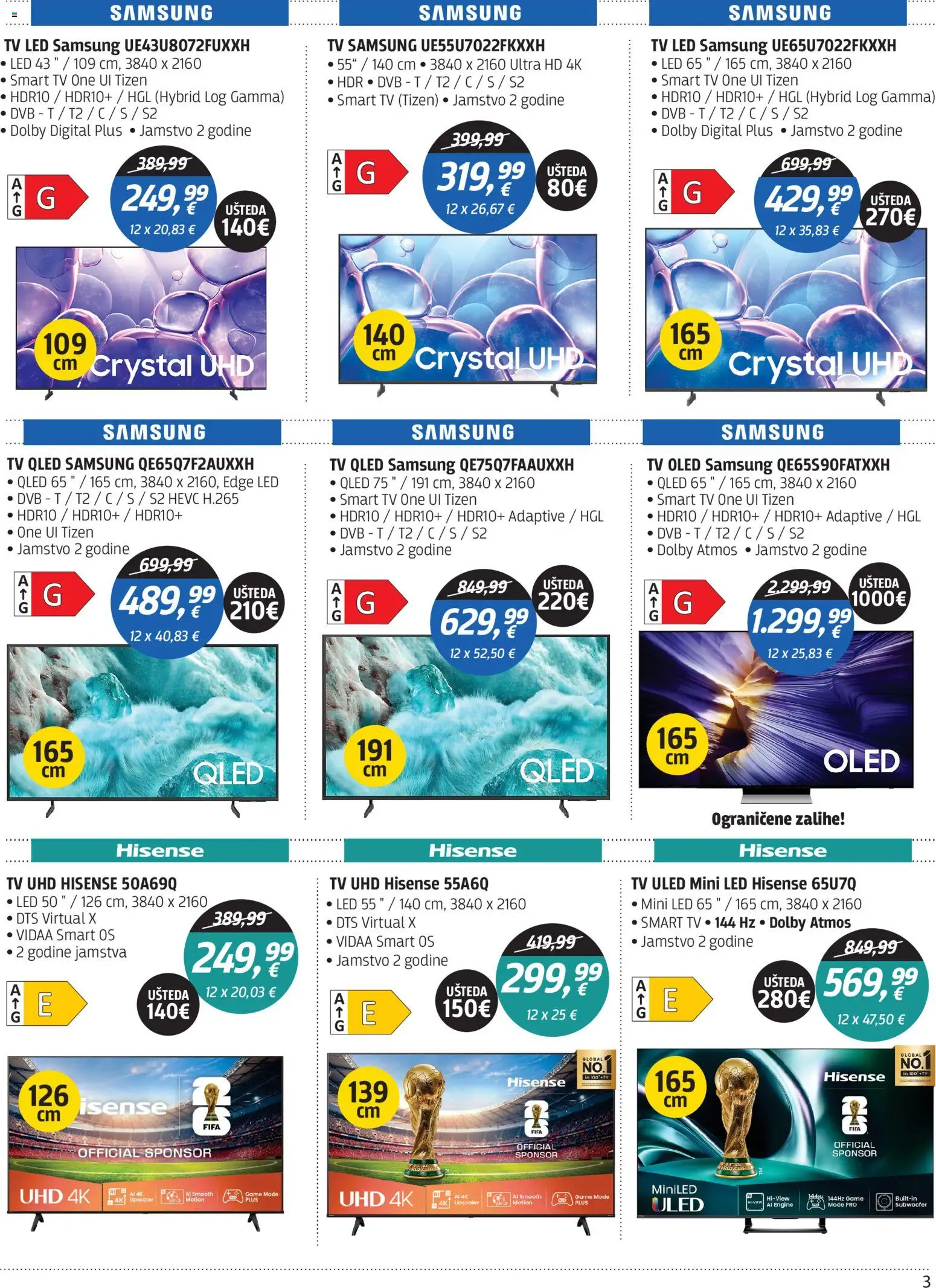 Centar Tehnike katalog | vrijedi od 15.06.2026 | Stranica: 3 | Proizvodi: Smart TV, Tv