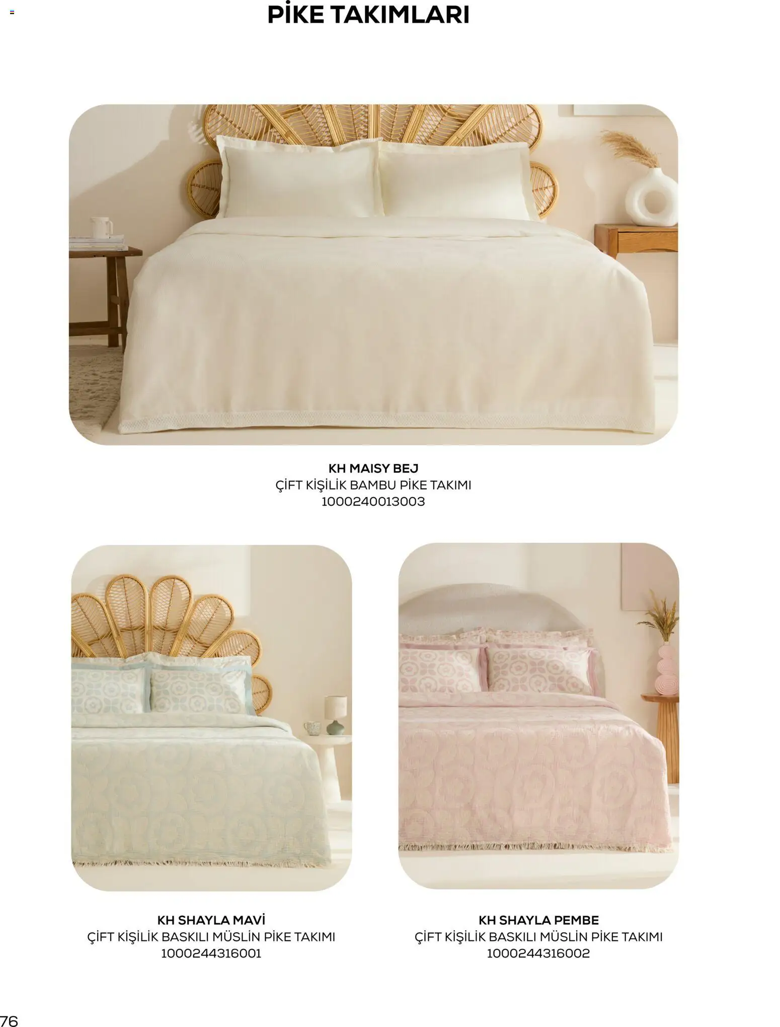 Karaca Home Katalog - 01.03.2026 tarihinden itibaren geçerlidir | Sayfa: 76 | Ürünler: Pike