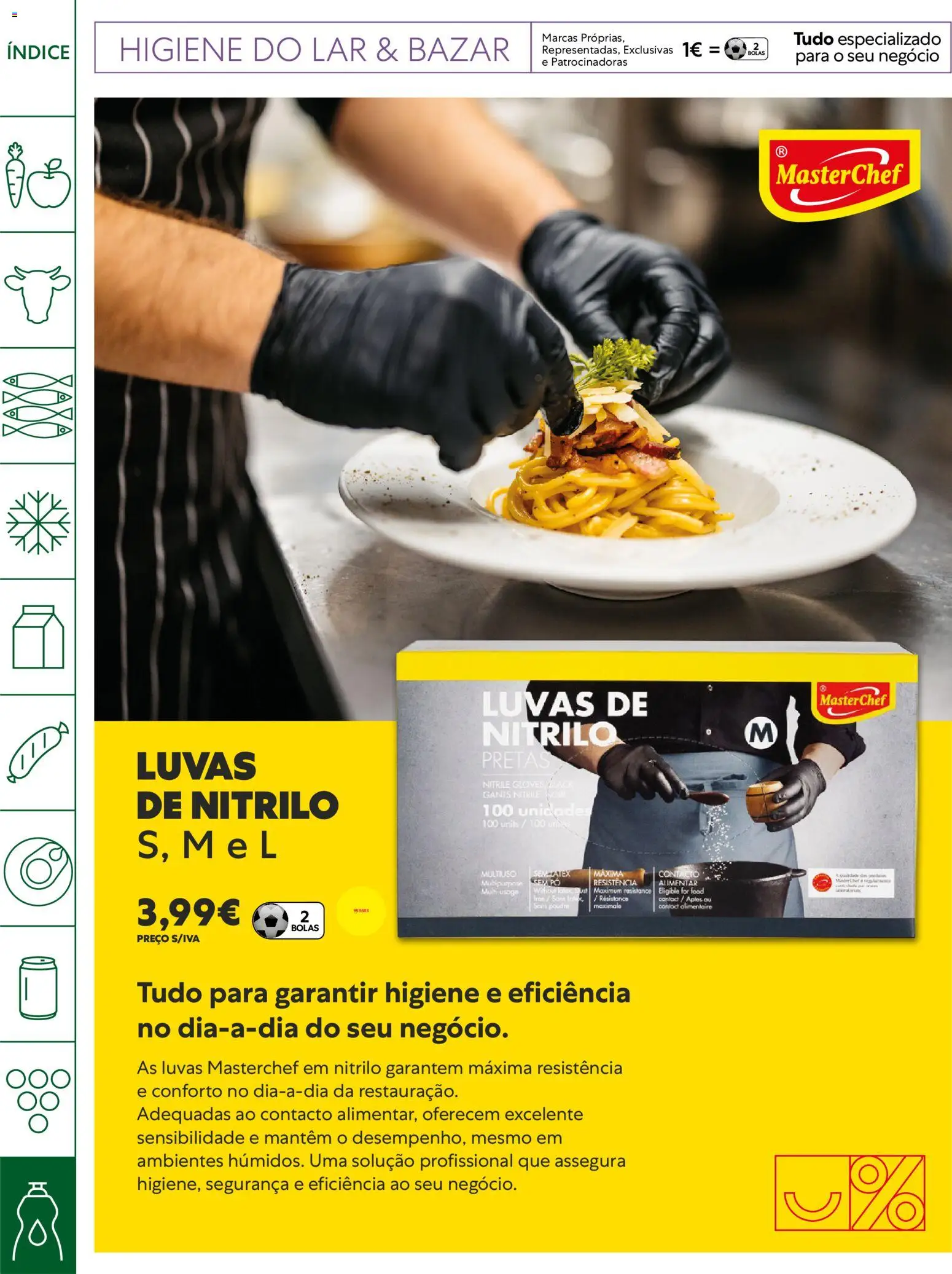 Recheio - Horeca Bons Negócios Madeira │ válido de 14.04.2026 | Página: 32 | Produtos: Luvas, Pó