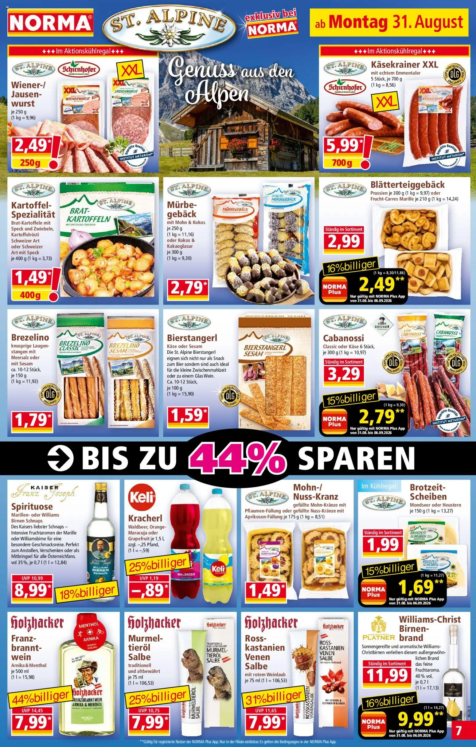 Norma Prospekt – gültig ab 31.08.2026 | Seite: 7