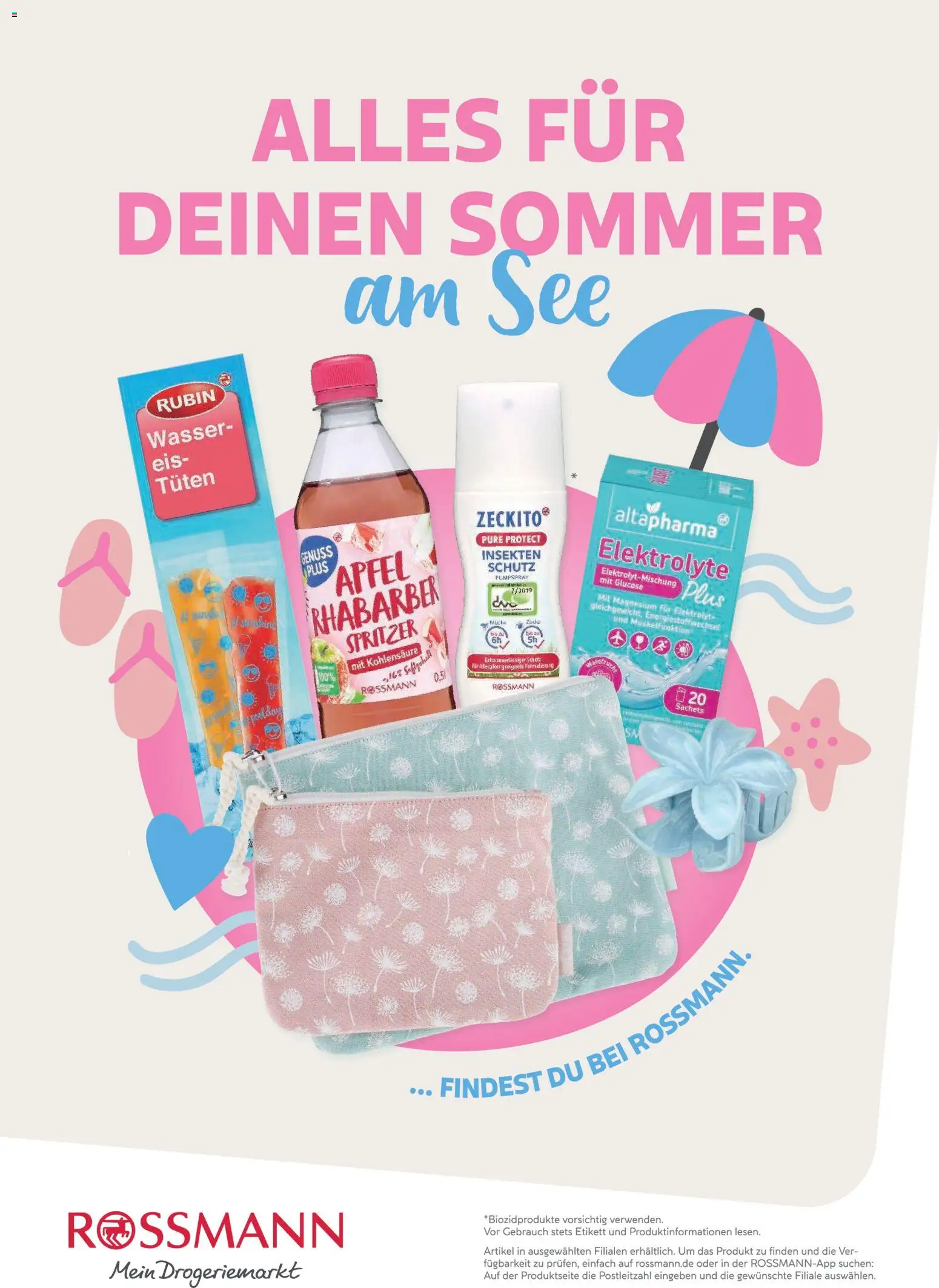 Rossmann Centaur – gültig ab 01.08.2026 | Seite: 108 | Produkte: Äpfel, Wasser, Rhabarber, Eis