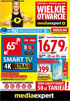 Pogląd oferty "Mediaexpert promocje - Wielkie otwarcie Mogilno" - ważna od 27.08.2026