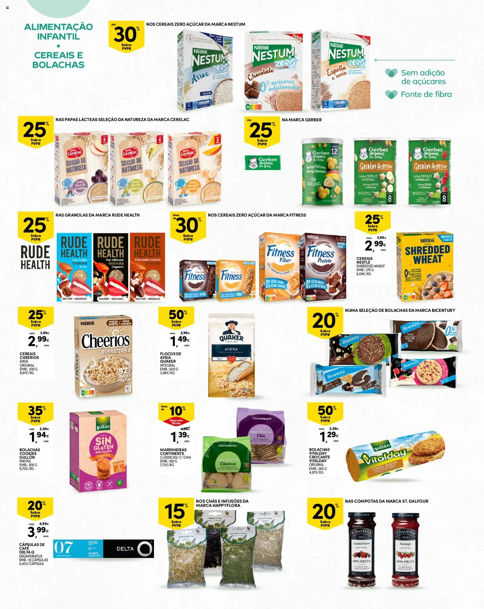Continente folheto Madeira │ válido de 20/10/2026 | Página: 18 | Produtos: Aveia, Bolachas, Café, Açúcar