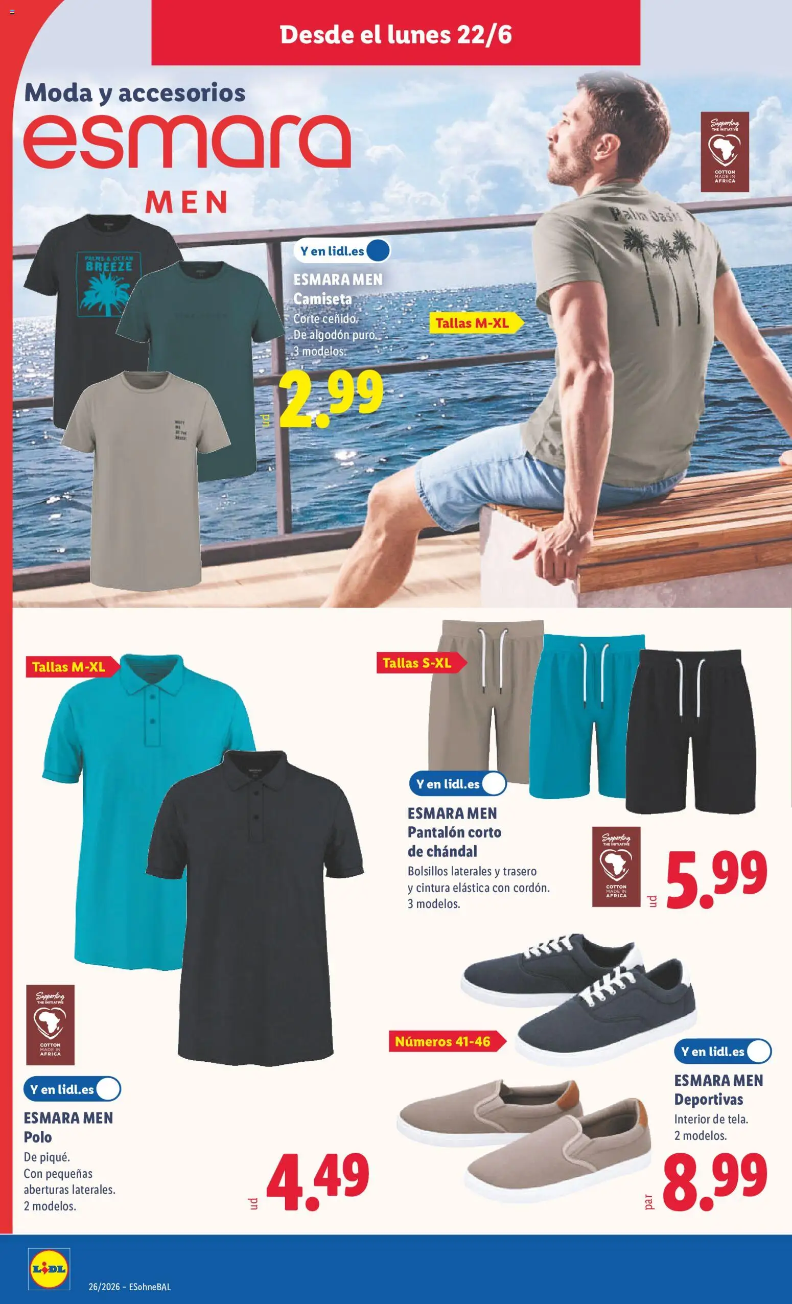 Lidl folleto de bazar │ válido desde el 22.06.2026 | Página: 20 | Productos: Pantalón corto