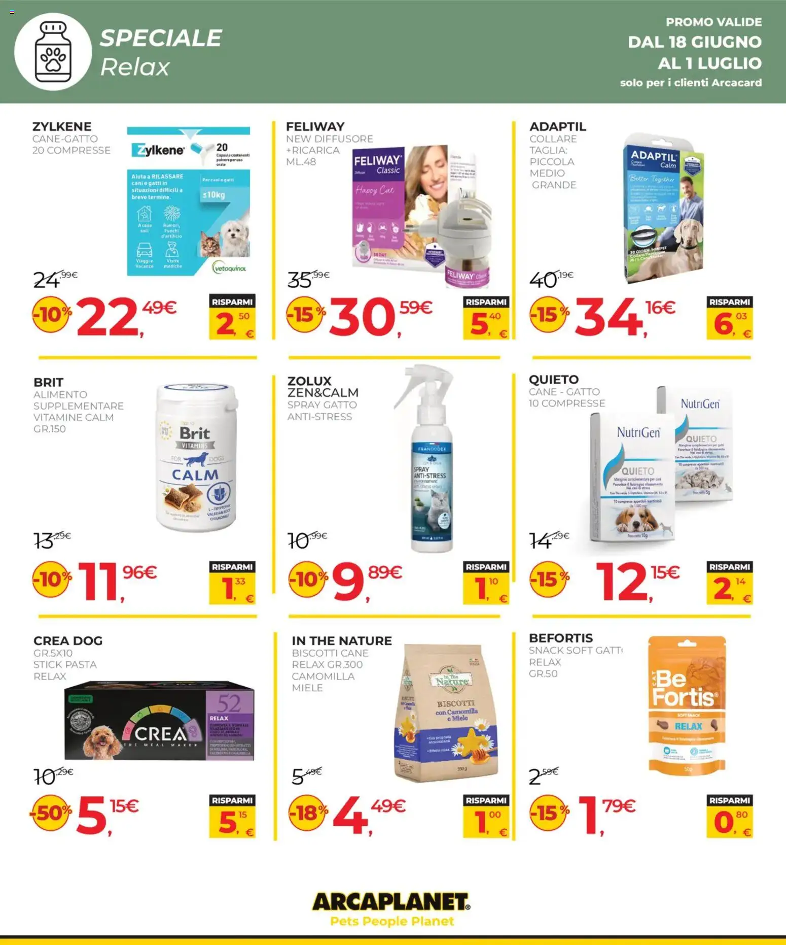 Volantino Arcaplanet del 18.06.2026 | Pagina: 22
