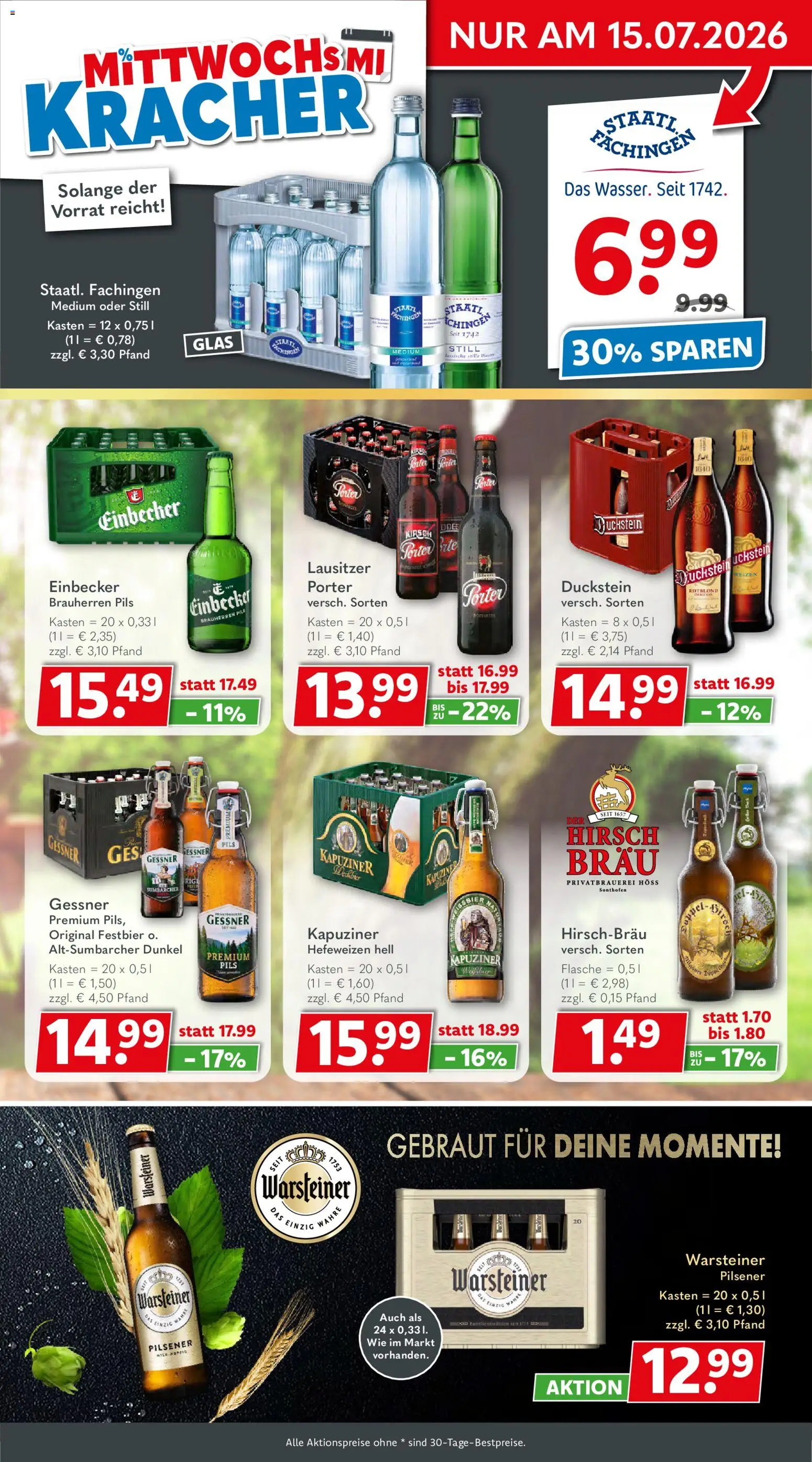 Getränkeland Prospekt – gültig ab 06.07.2026 | Seite: 3 | Produkte: Bier, Pils, Warsteiner