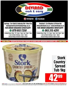 Devland specials catalogue – valid from 20/08/2026