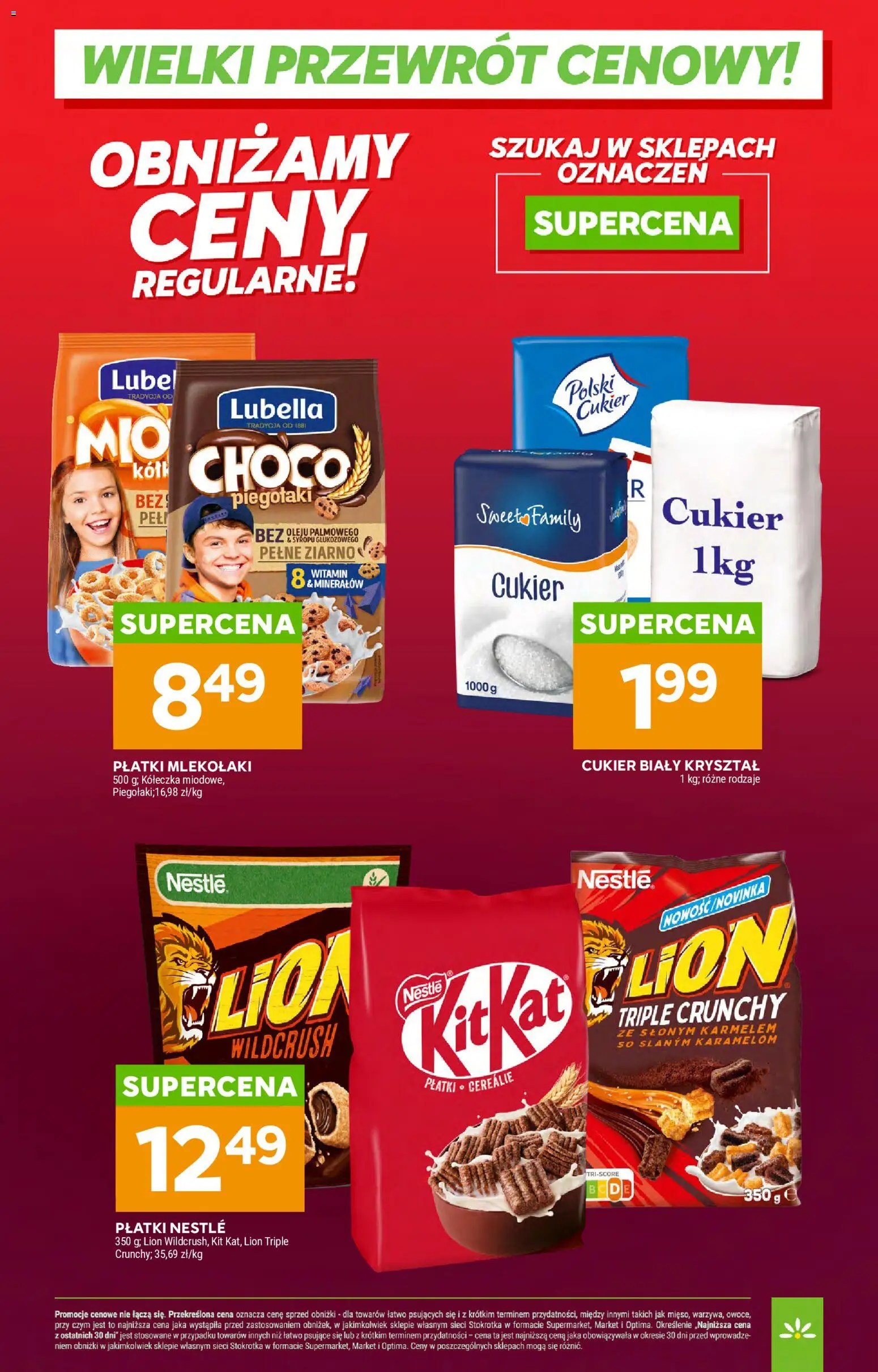Stokrotka gazetka - Wielki przewrót cenowy od 14.05.2026 | Strona: 13 | Produkty: Stokrotka, Mleko, Mleko UHT