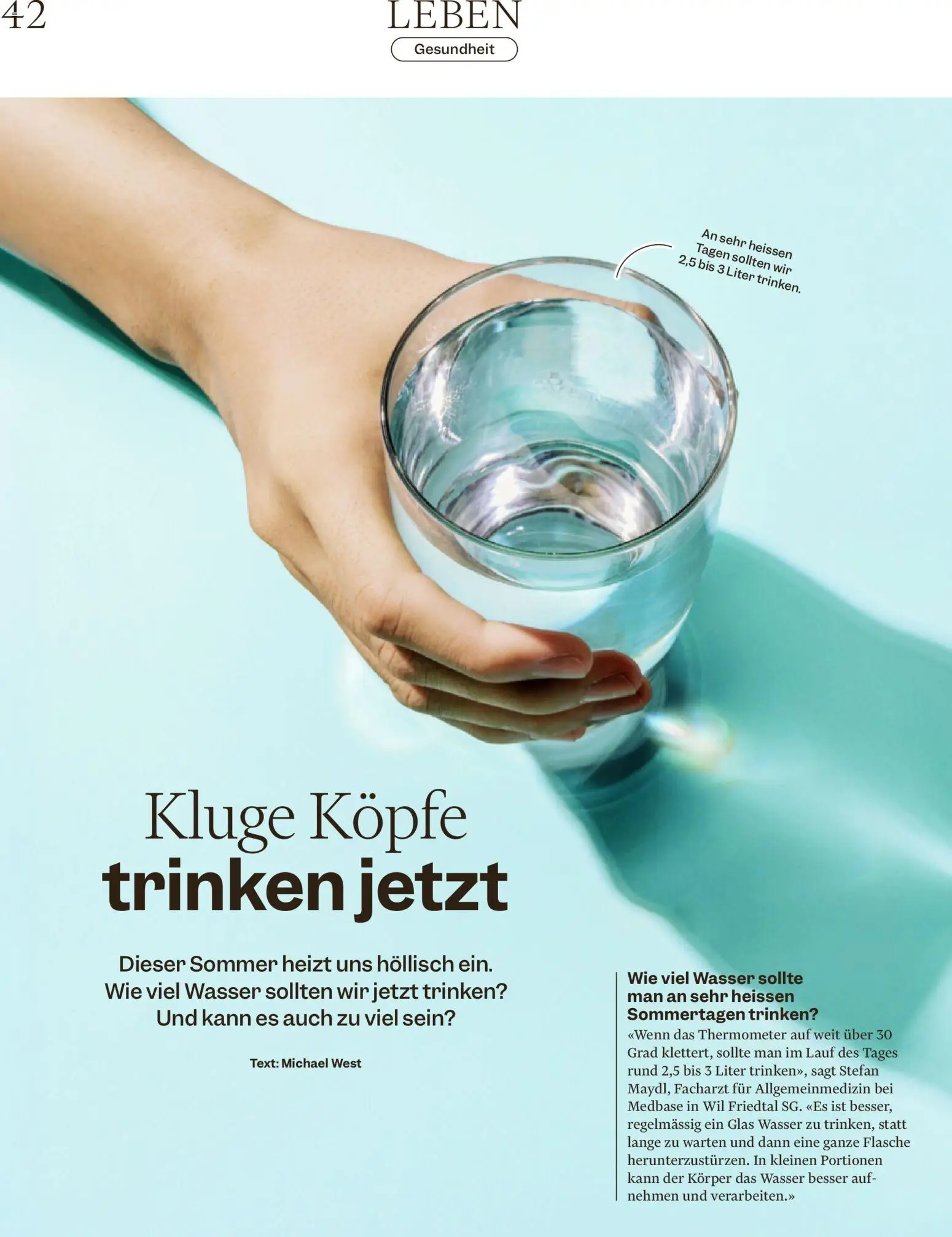 Migros aktionen Magazin – gültig ab 15.07.2026 | Seite: 42 | Produkte: Wasser, Thermometer