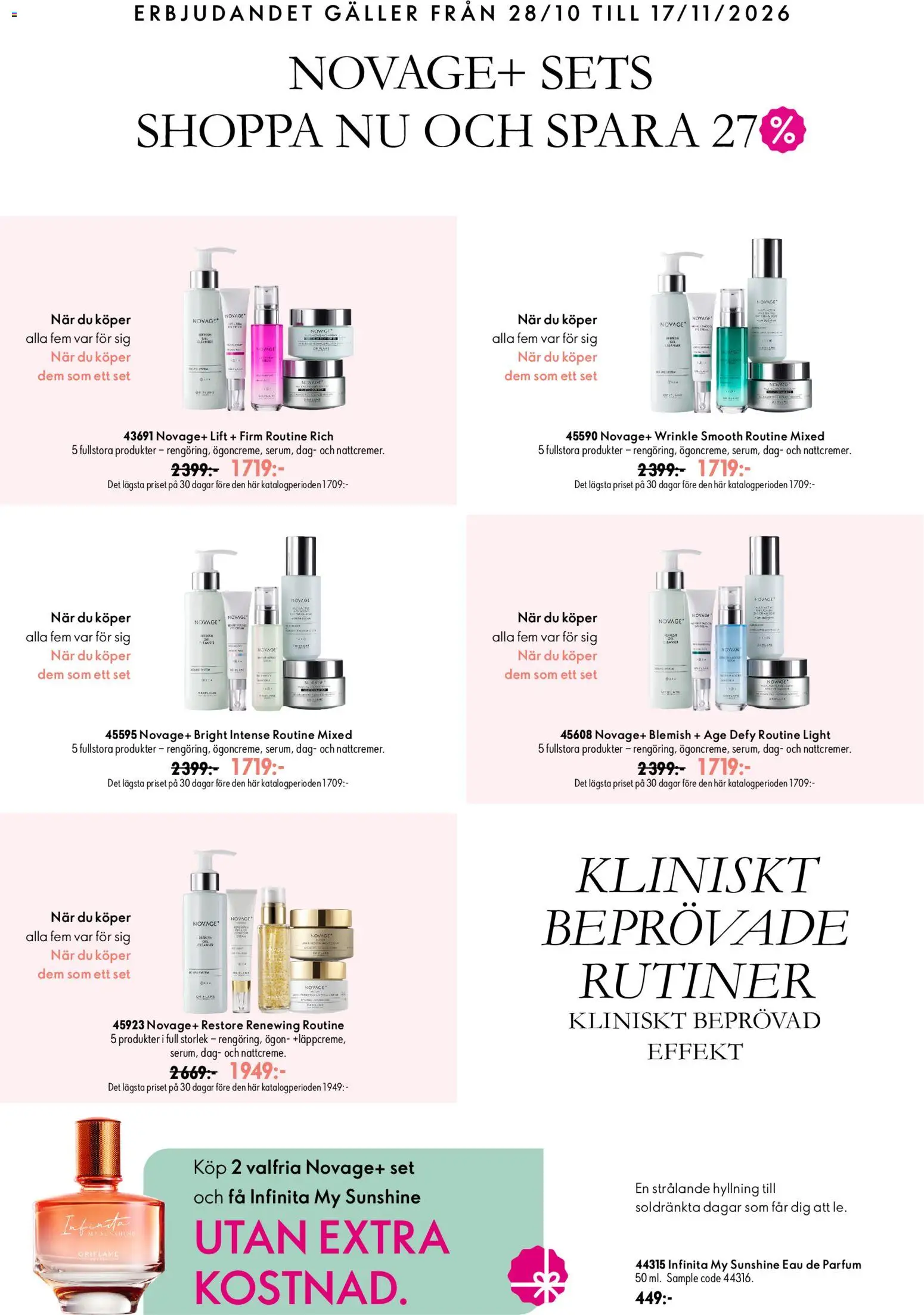 Oriflame reklamblad aktuell från 28/10/2026 | Sida: 9 | Produkter: Galler, Set